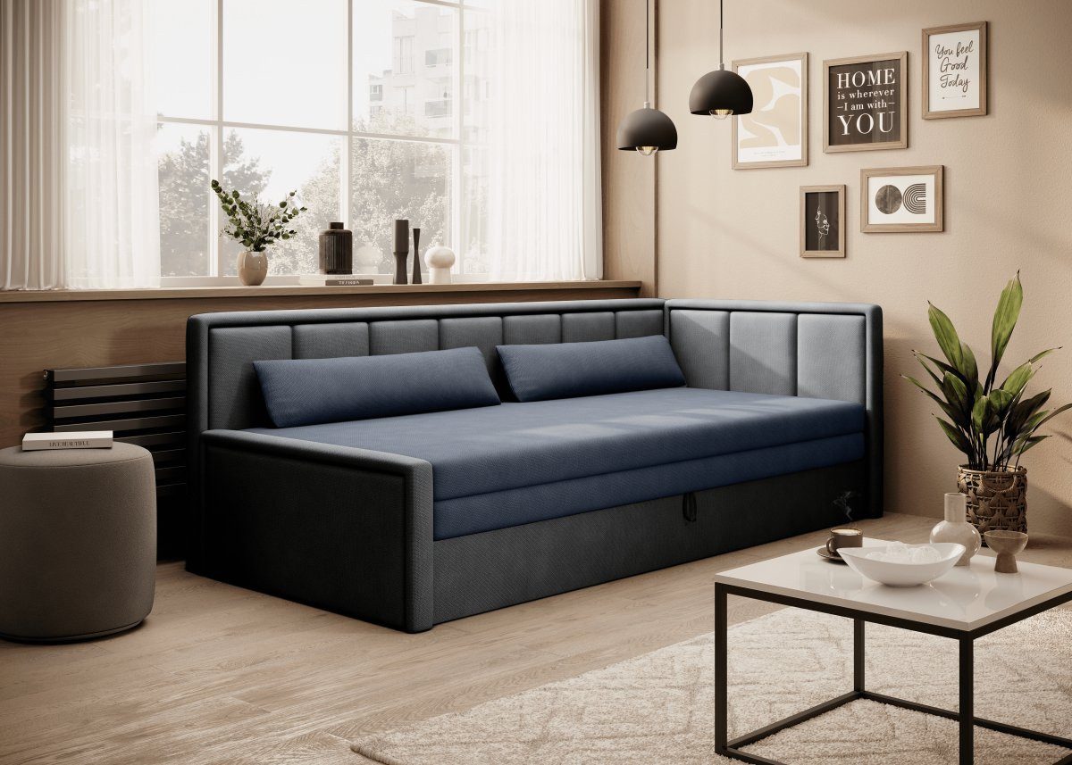 Luxusbetten24 Schlafsofa Designer Sofa Fellano, mit Schlaffunktion und Stau günstig online kaufen