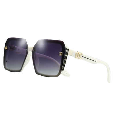 Houhence Sonnenbrille Sonnenbrille Damen Groß Vintage polarisiert UV Schutz