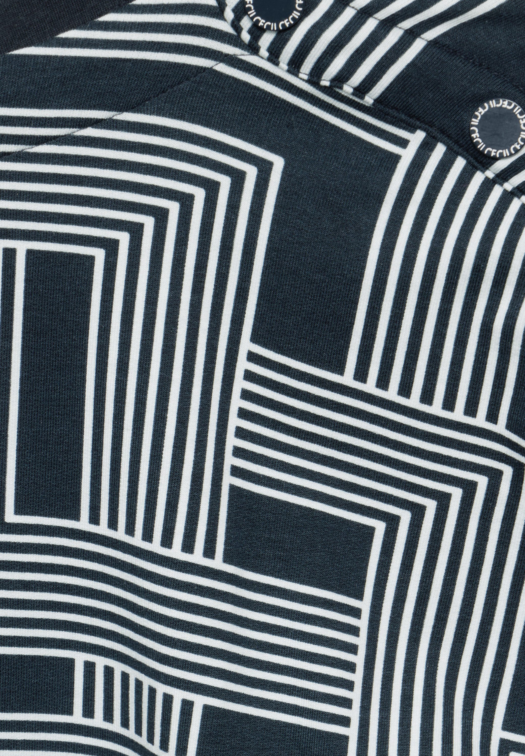 CECIL Langarmshirt mit U-Boot-Ausschnitt