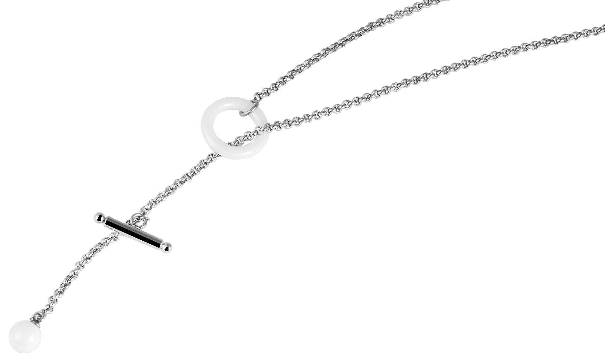 Kette ohne Anhänger Halskette – Erbskette aus Edelstahl 43 cm