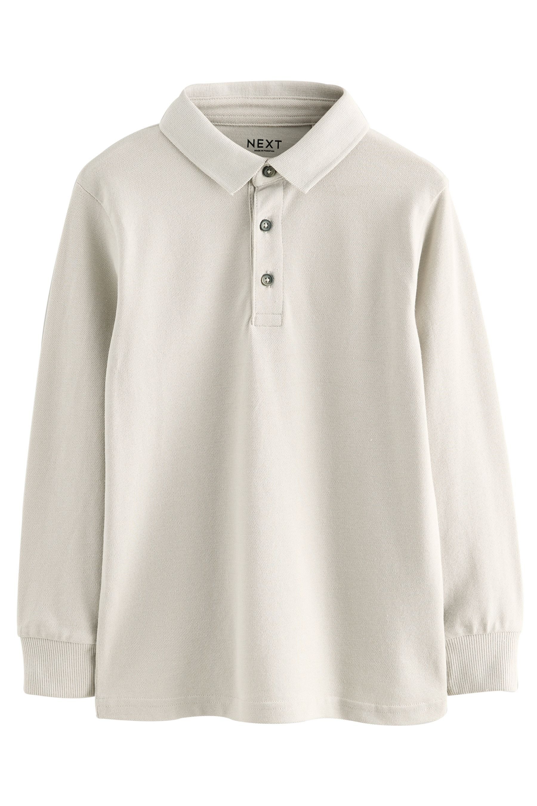 Next Langarm-Poloshirt Langärmeliges Polo-Shirt (1-tlg)