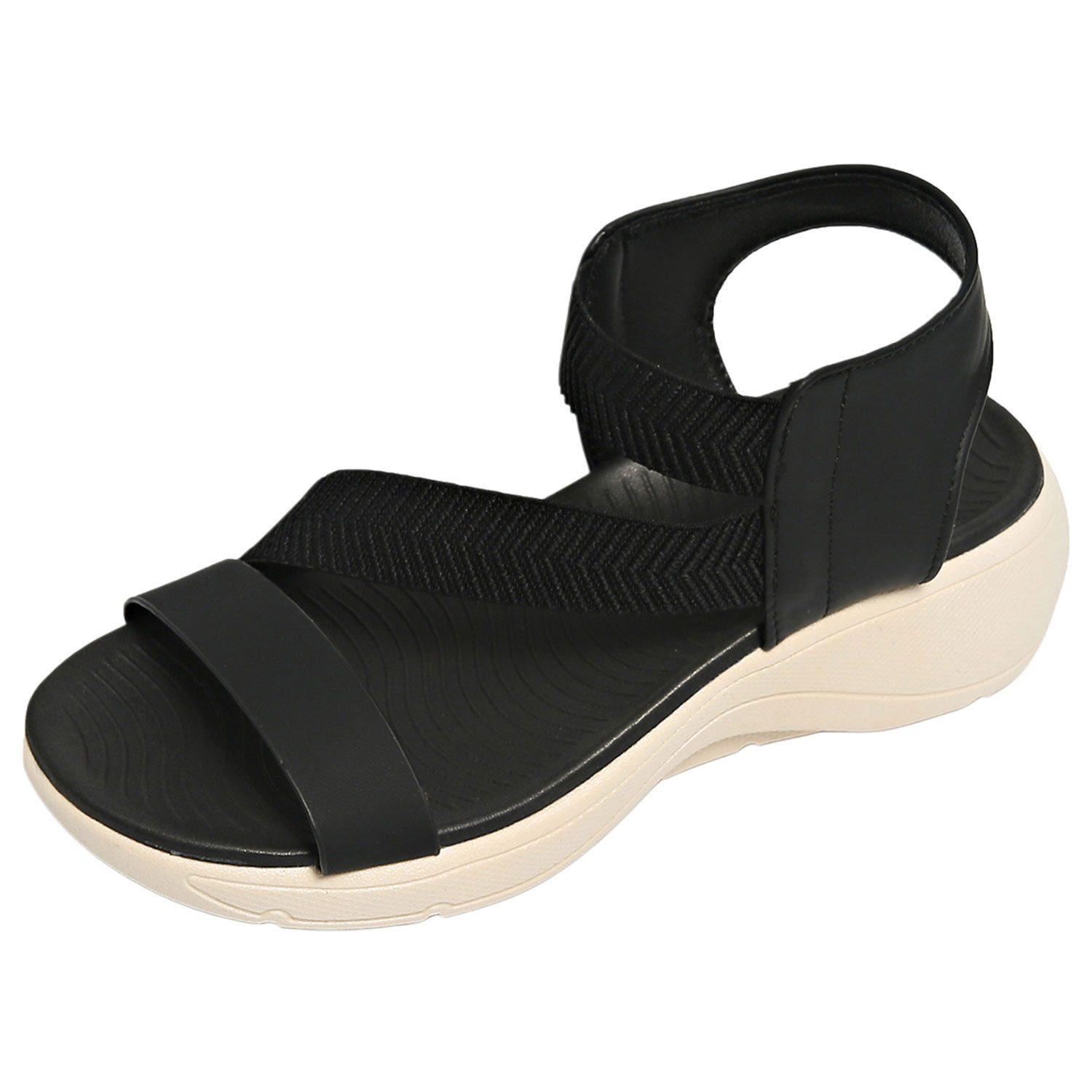 Refttenw Plateausandale für Damen,Strandschuhe,Sandaletten,Atmungsaktiv San günstig online kaufen