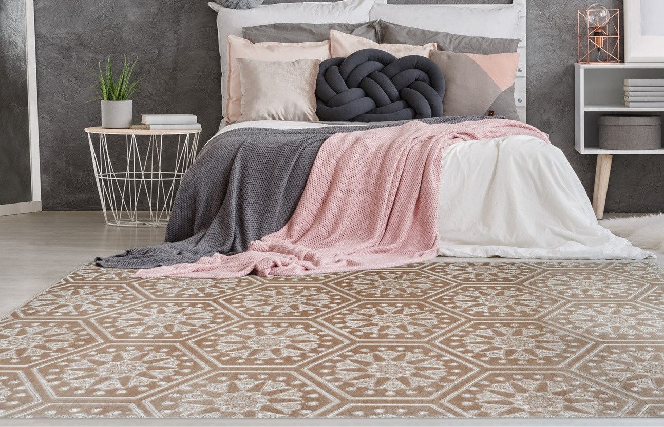my home Teppich Stina, rechteckig, Höhe: günstig online kaufen