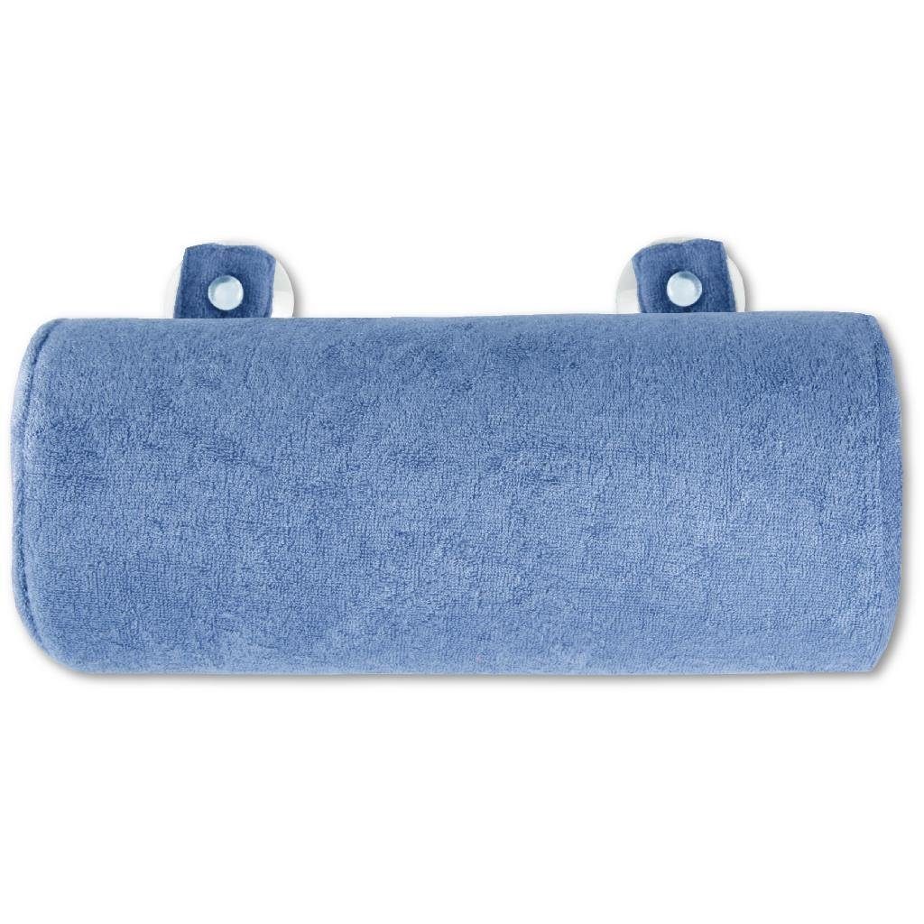 Nackenrolle Badewannenkissen, Blau Badewanne Kissen für die in Bestlivings, 11x25cm, Kopfkissen,