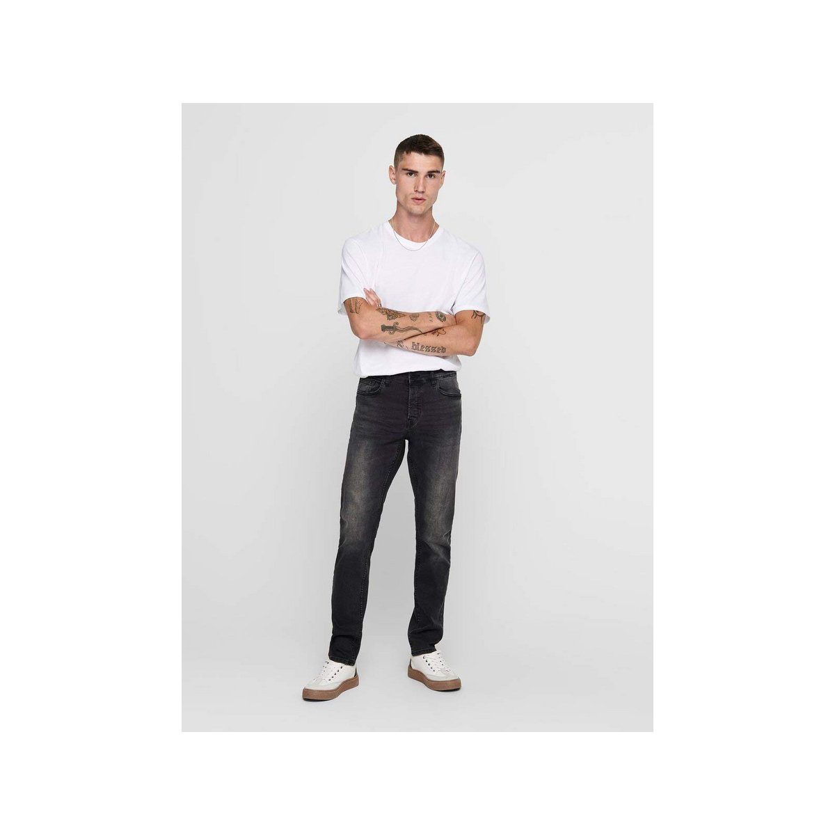 5-Pocket-Jeans (1-tlg) schwarz ONLY