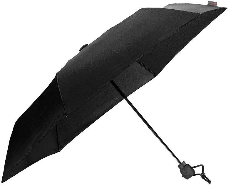 EuroSCHIRM® Taschenregenschirm light leicht schwarz, ultra, trek® extra