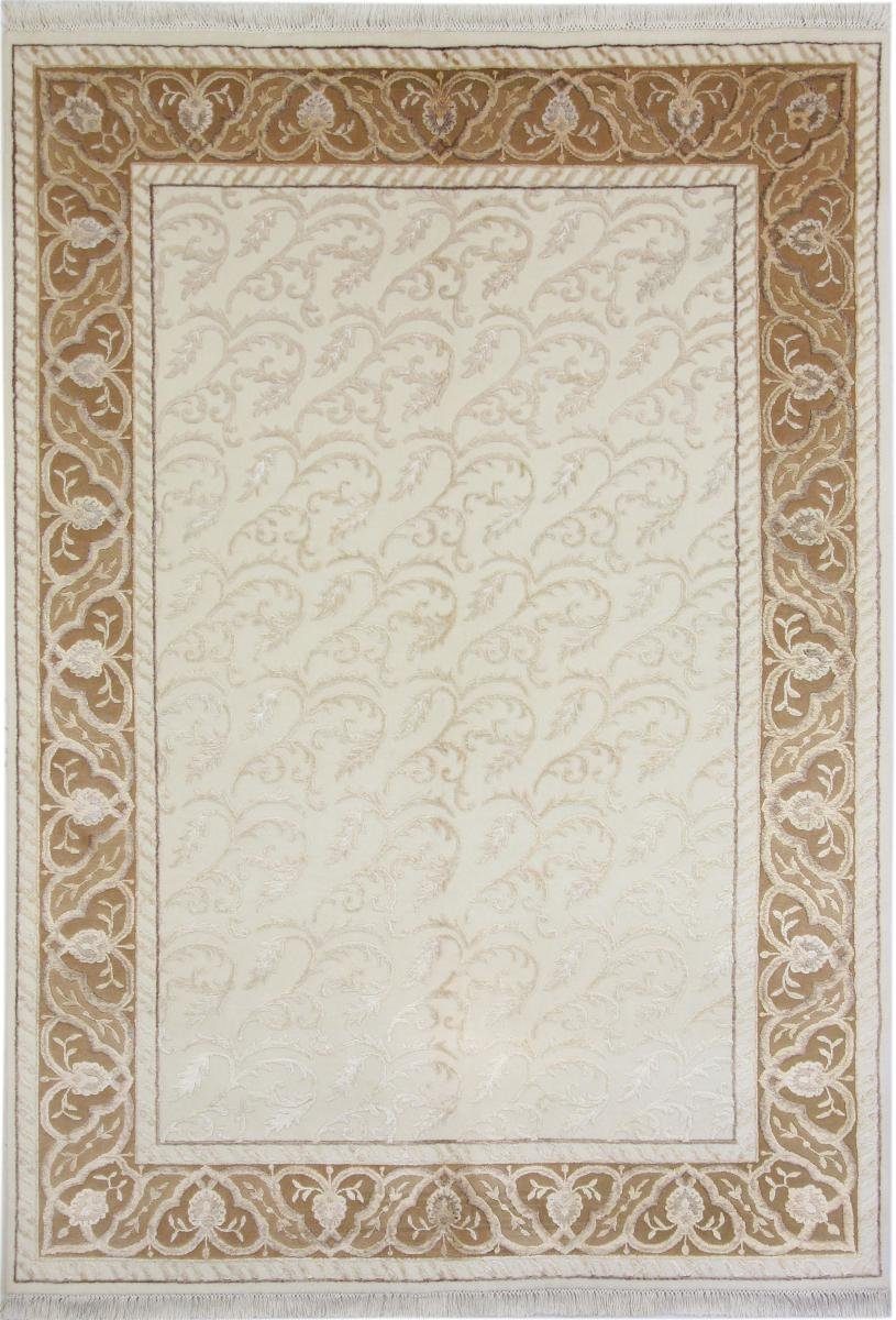 Orientteppich Indo Täbriz 169x238 rechteckig, 12 Nain Trading, Orientteppich, Handgeknüpfter mm Höhe