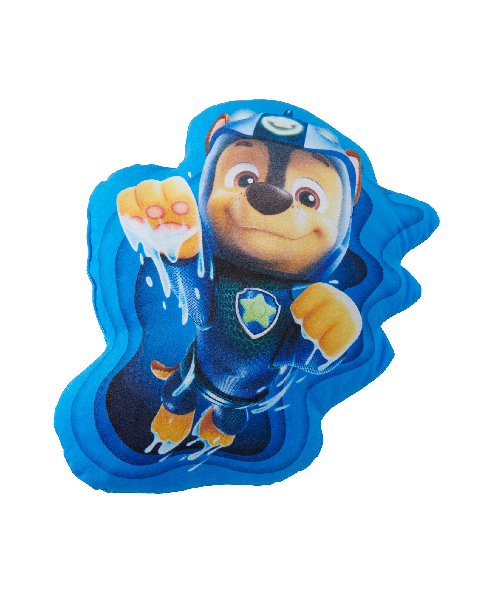 United Labels® Dekokissen Paw Patrol - Aqua Pup Heroes Formkissen Chase