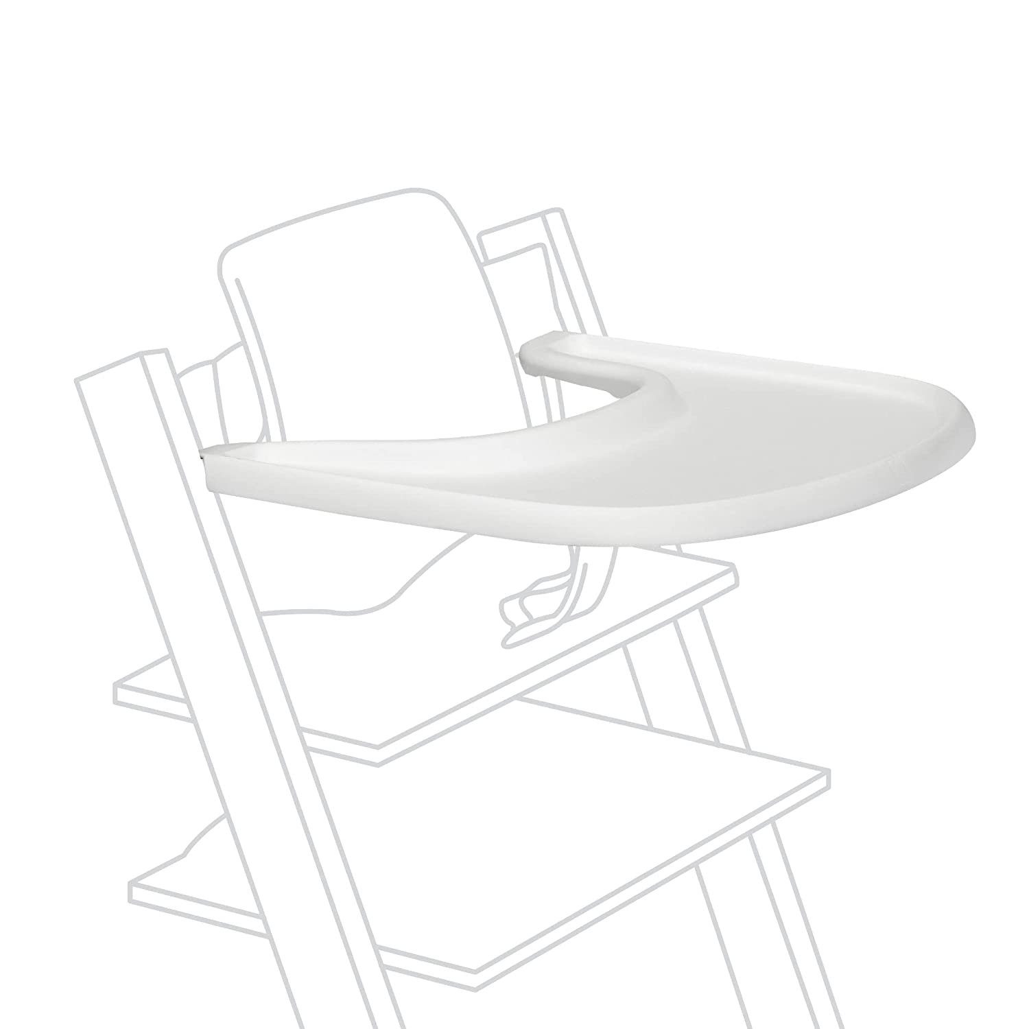 Stokke Hochstuhltablett Tray – Exklusiv für Tripp Trapp Stuhl + Tripp Trapp Baby Set, Bequem zu benutzen und zu reinigen – Für Kinder von 6–36 Monaten