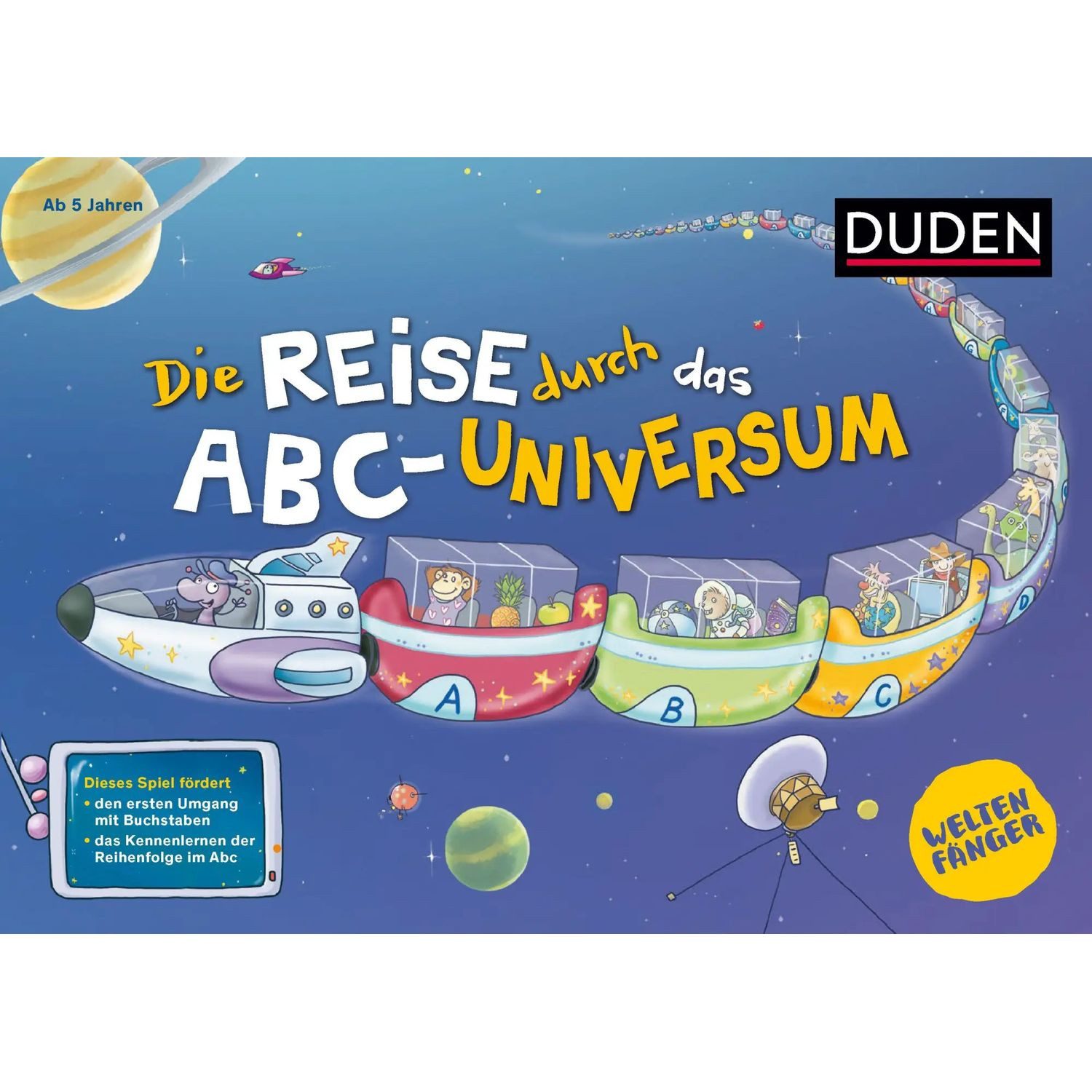 Duden Spiel Die Reise durch das Abc-Universum