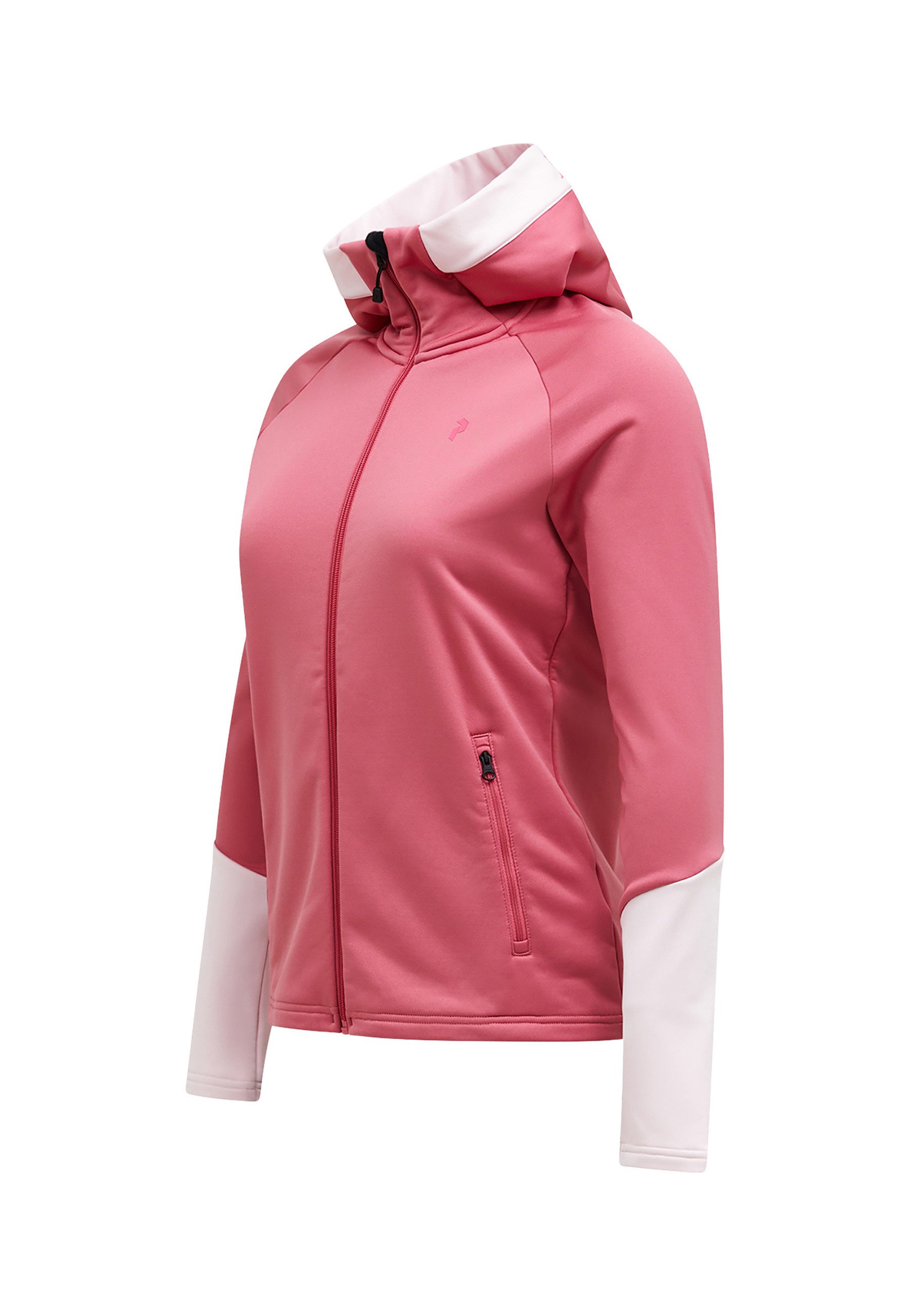Peak Performance Fleecejacke W Rider Essentials Midlayer Zip Hood mit sportivem Design