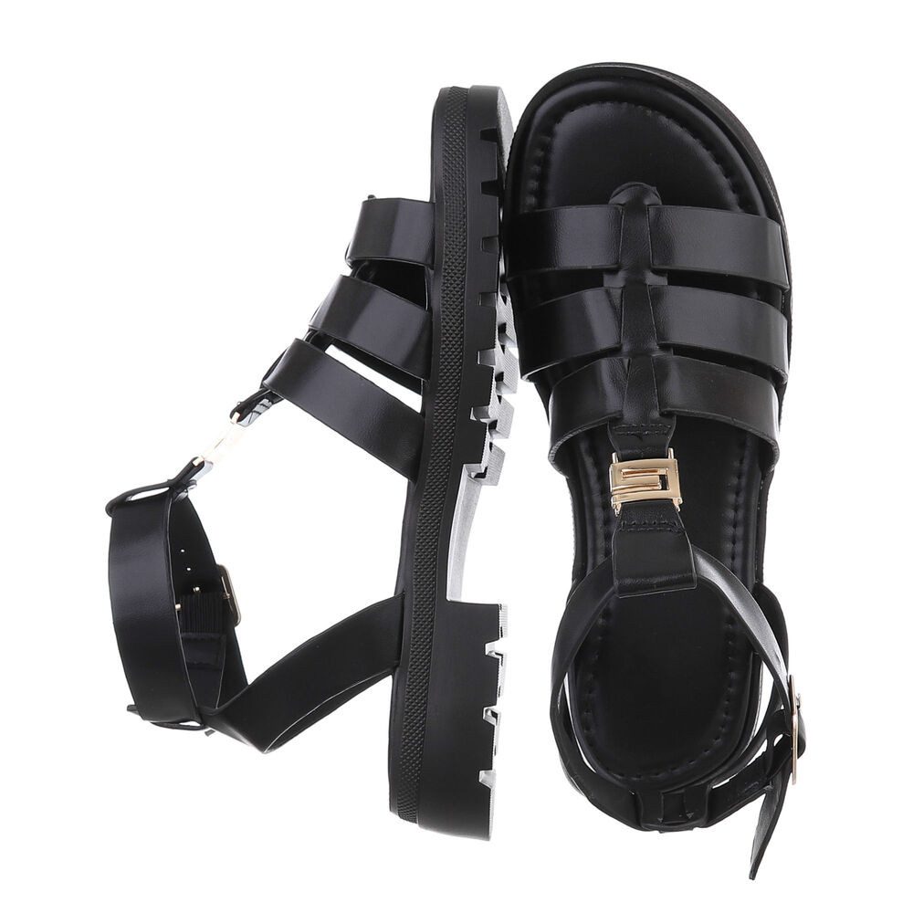 Ital-Design Damen Freizeit Riemchensandalette (86526999) Blockabsatz günstig online kaufen