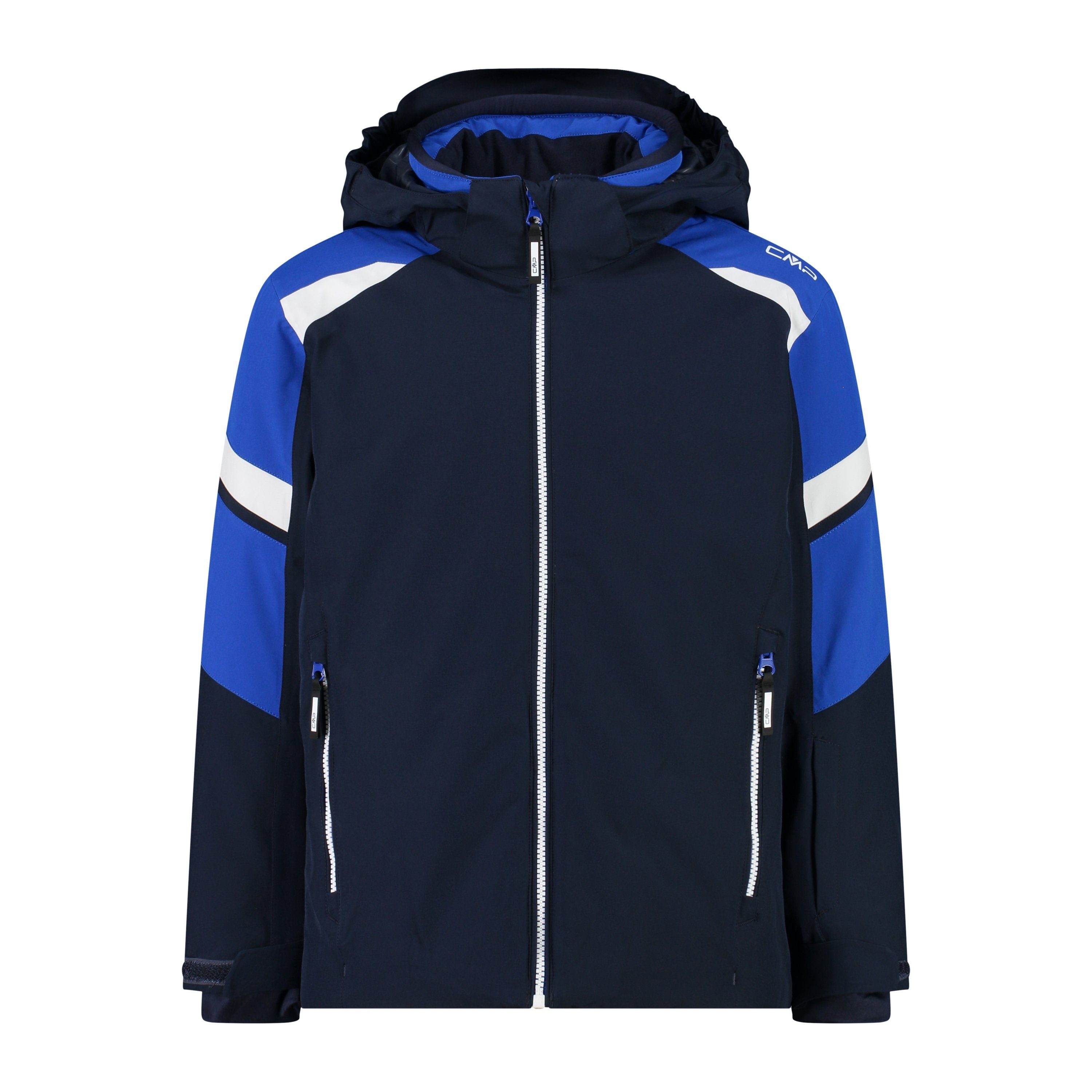 CMP Skijacke KID JACKET SNAPS HOOD BLACK BLUE