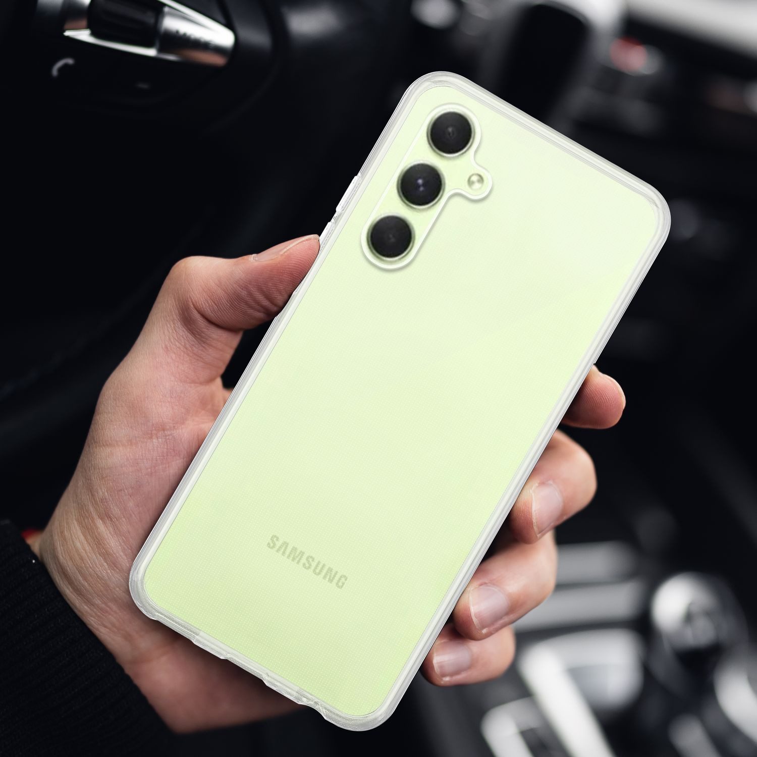 Cadorabo Handyhülle für Samsung Galaxy A54 5G Hülle Samsung Galaxy A54 5G, Hülle TPU Silikon Handy Schutzhülle Slim Transparent Case Cover