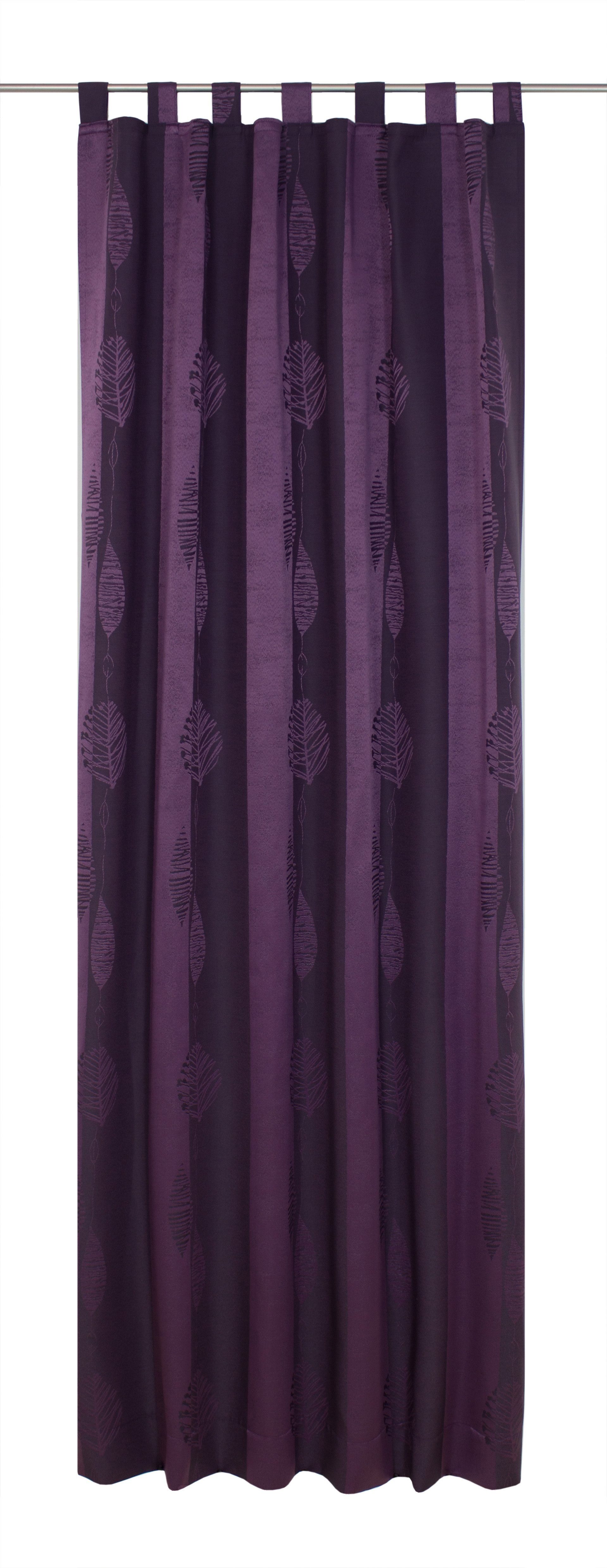 Wirth Vorhang ILSENBURG (1 St), Schlaufen, blickdicht, Jacquard