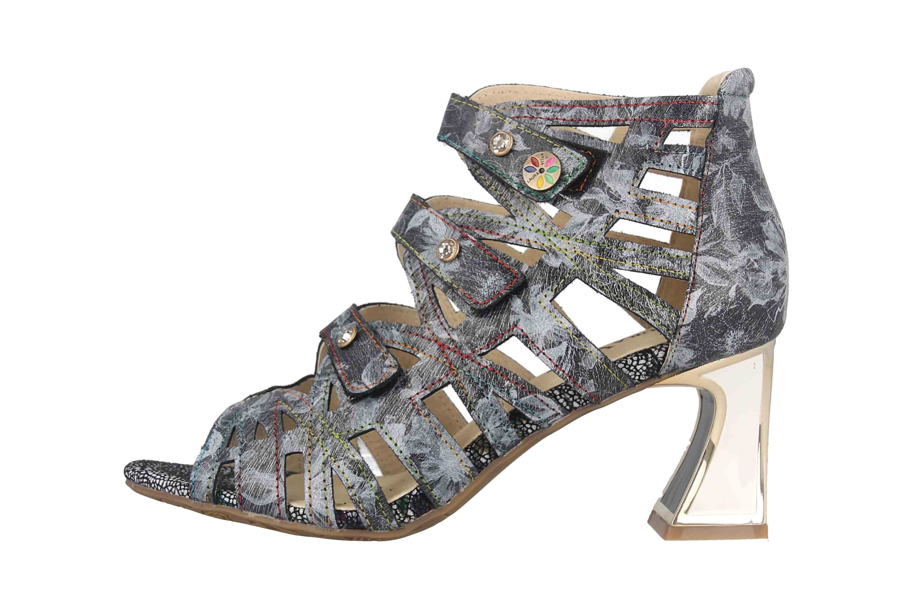 LAURA VITA JACBO 01 Acier Sandalette