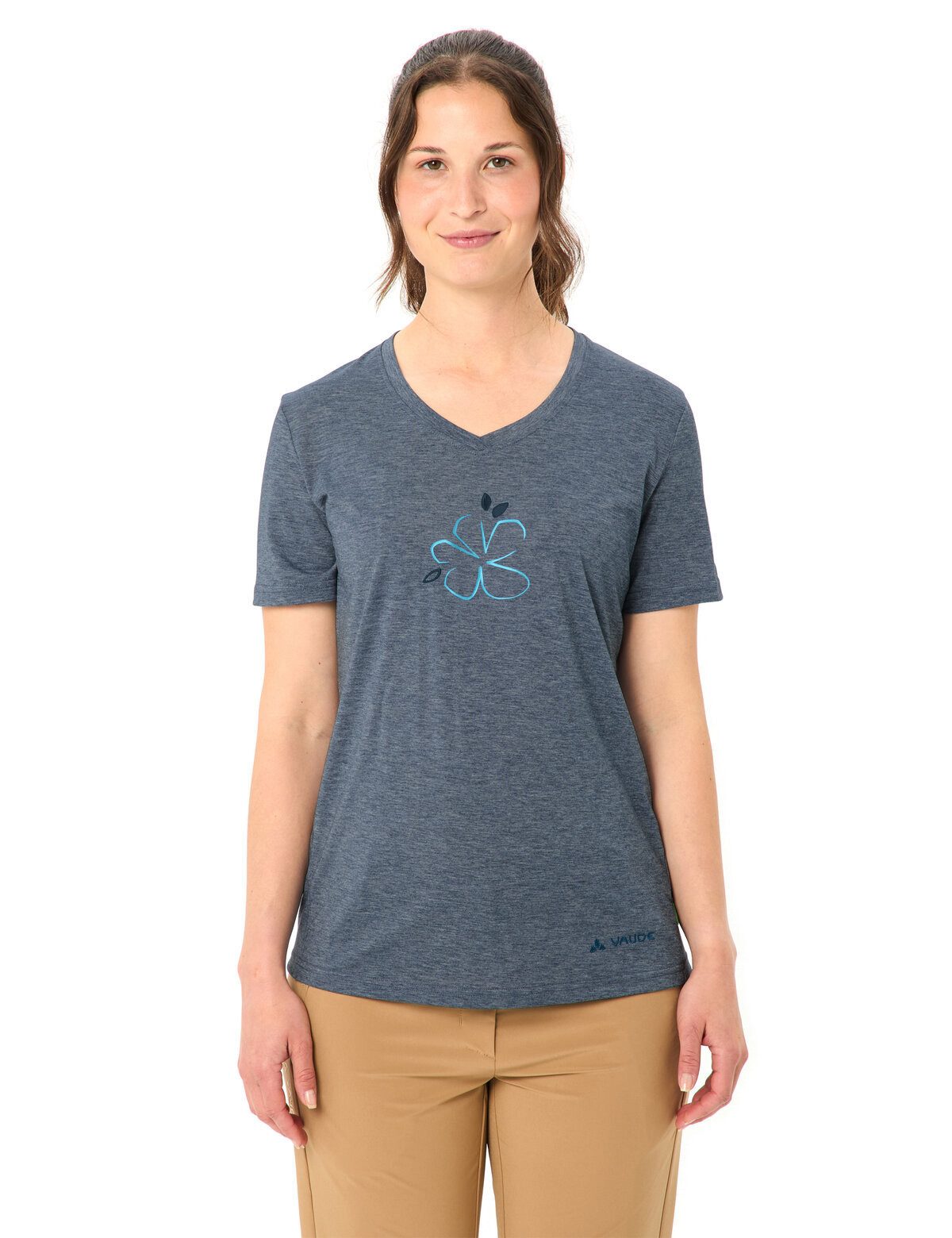 VAUDE T-Shirt Women's Skomer Print T-Shirt III (1-tlg) schnelltrocknendes und funktionelles Shirt
