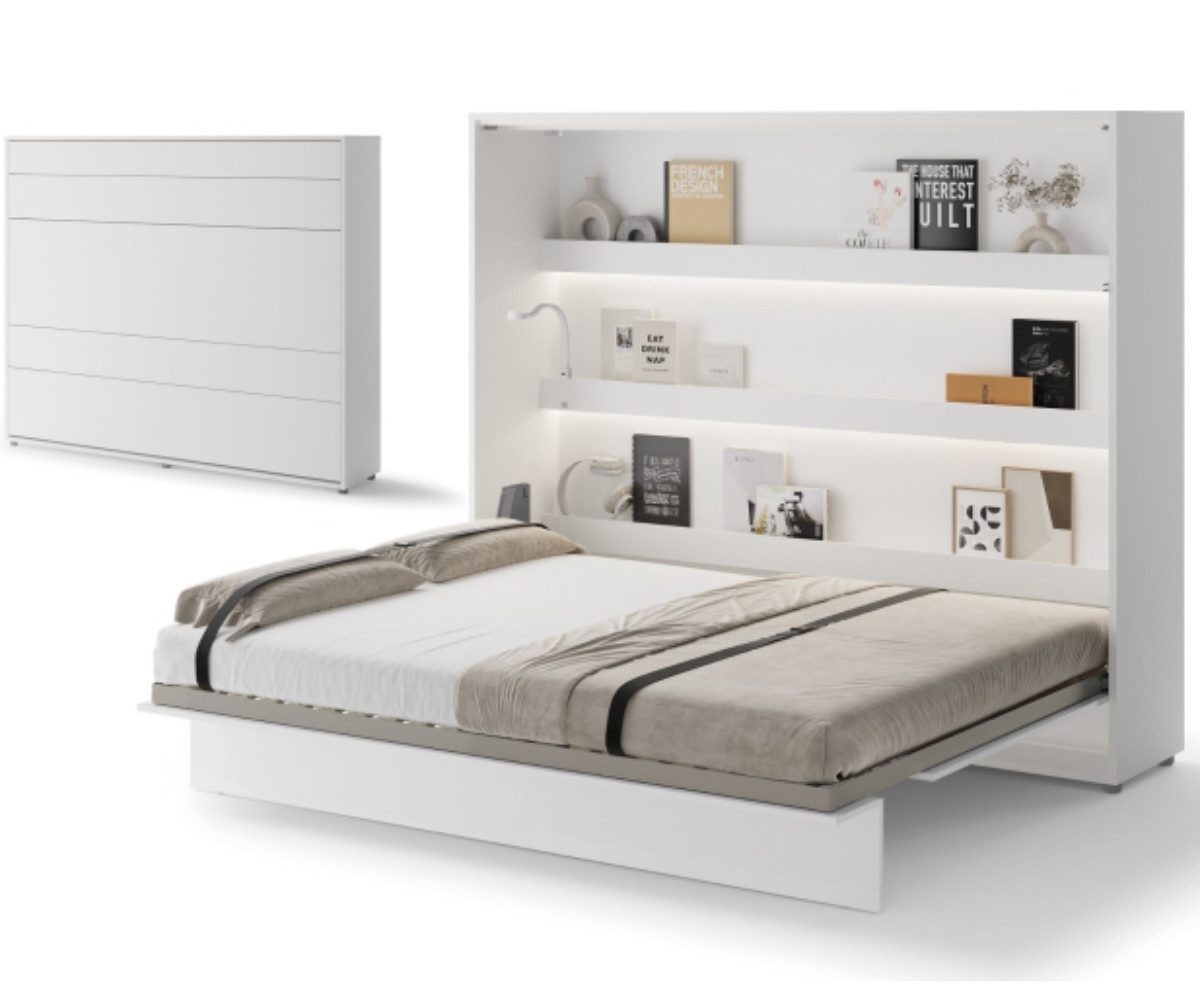 Compleo Schrankbett Horizontal Wandklappbett Lenart Bed günstig online kaufen