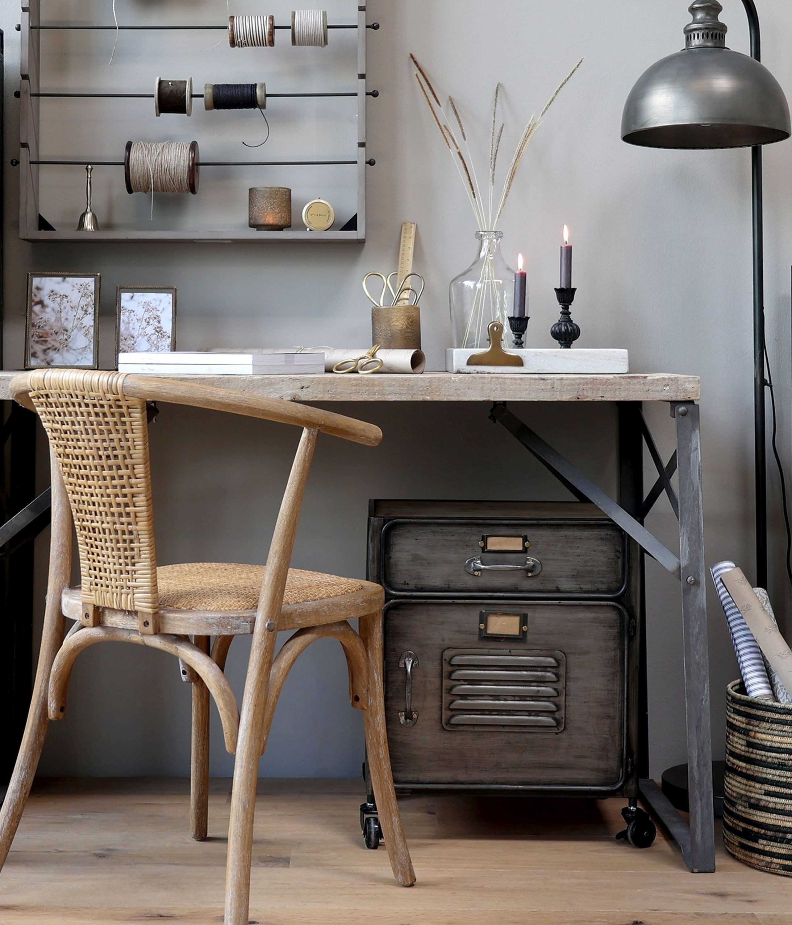 Chic Antique Rollcontainer Factory Schrank Rollcontainer günstig online kaufen