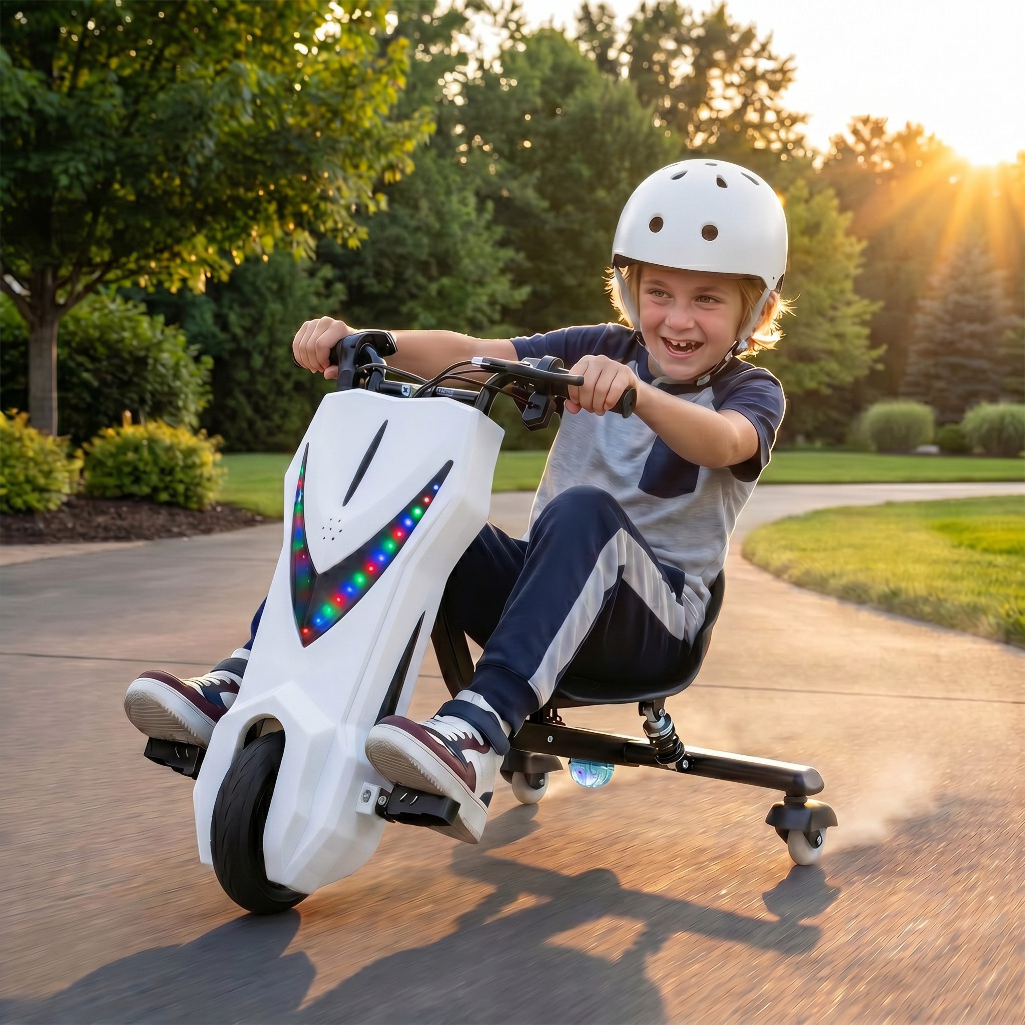 Actionbikes Motors Dreiradscooter Driftscooter Drifter 360, Roller, (Drift Scooter, Roller für Kinder, Drift Roller)