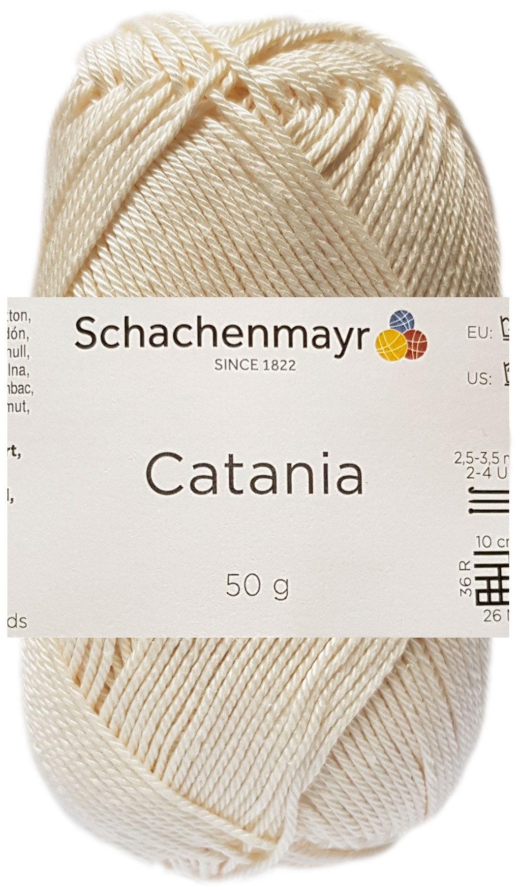 Schachenmayr 50 Gramm Schachenmayr Catania Farbauswahl Bastelgarn, 125 m