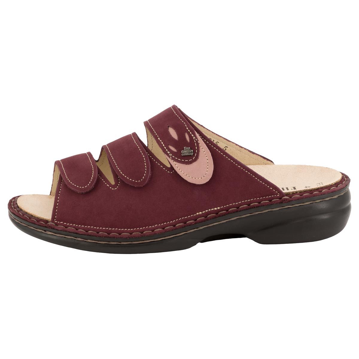 Finn Comfort KOS Pantolette Pantoletten - Drei Klettverschlüsse für optimalen Halt