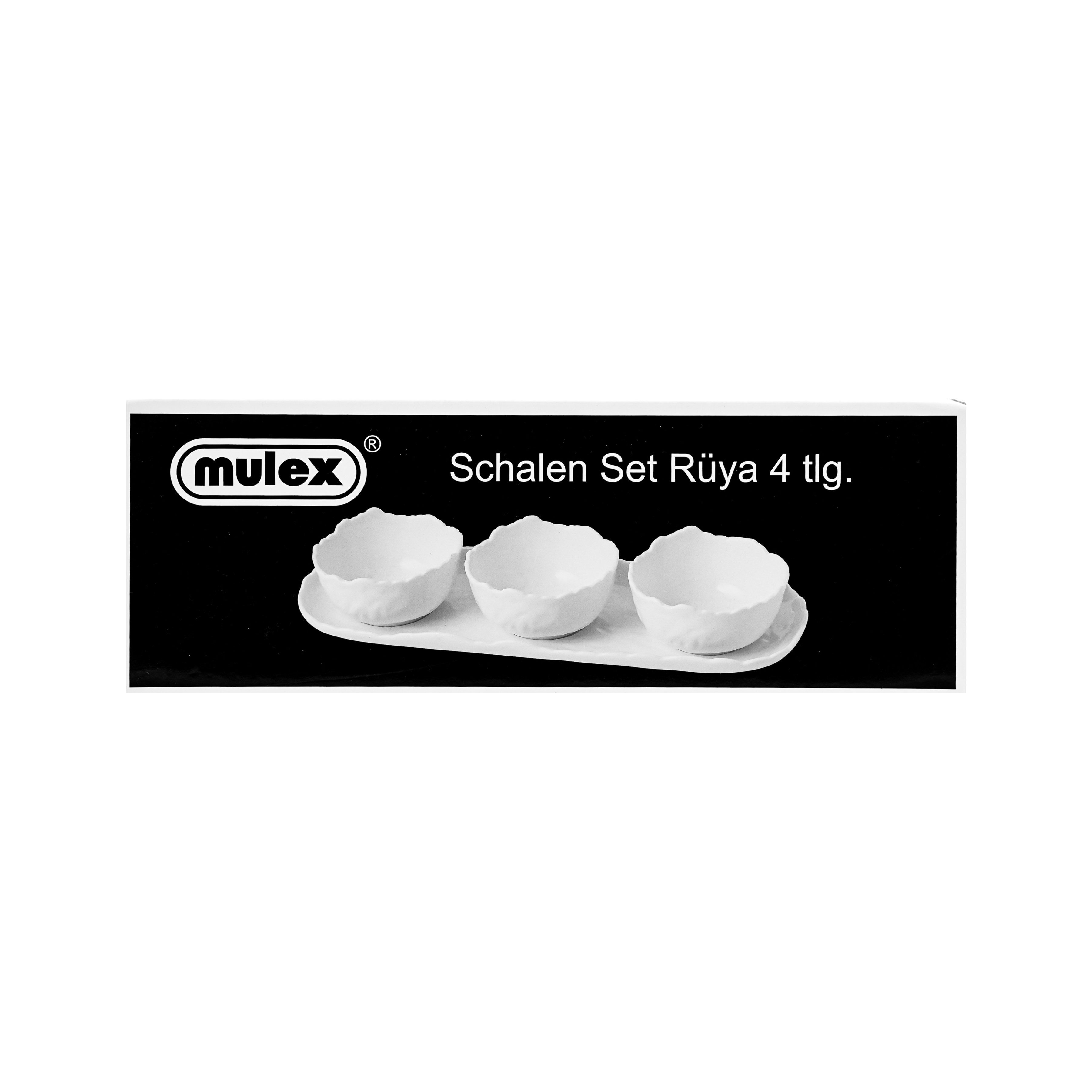Mulex Schale Elegante Snackschalen aus hochwertigem Porzellan - 4-teilig, Porzellan, (4-tlg) – Bild 4 von 4