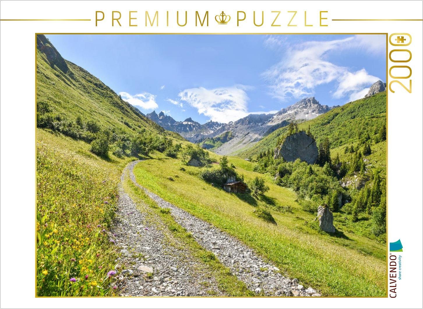 Puzzle CALVENDO Puzzle Gafiertal Graubünden 2000 Teile Lege-Größe 90 x 67 cm Foto-Puzzle Bild von SusaZoom
