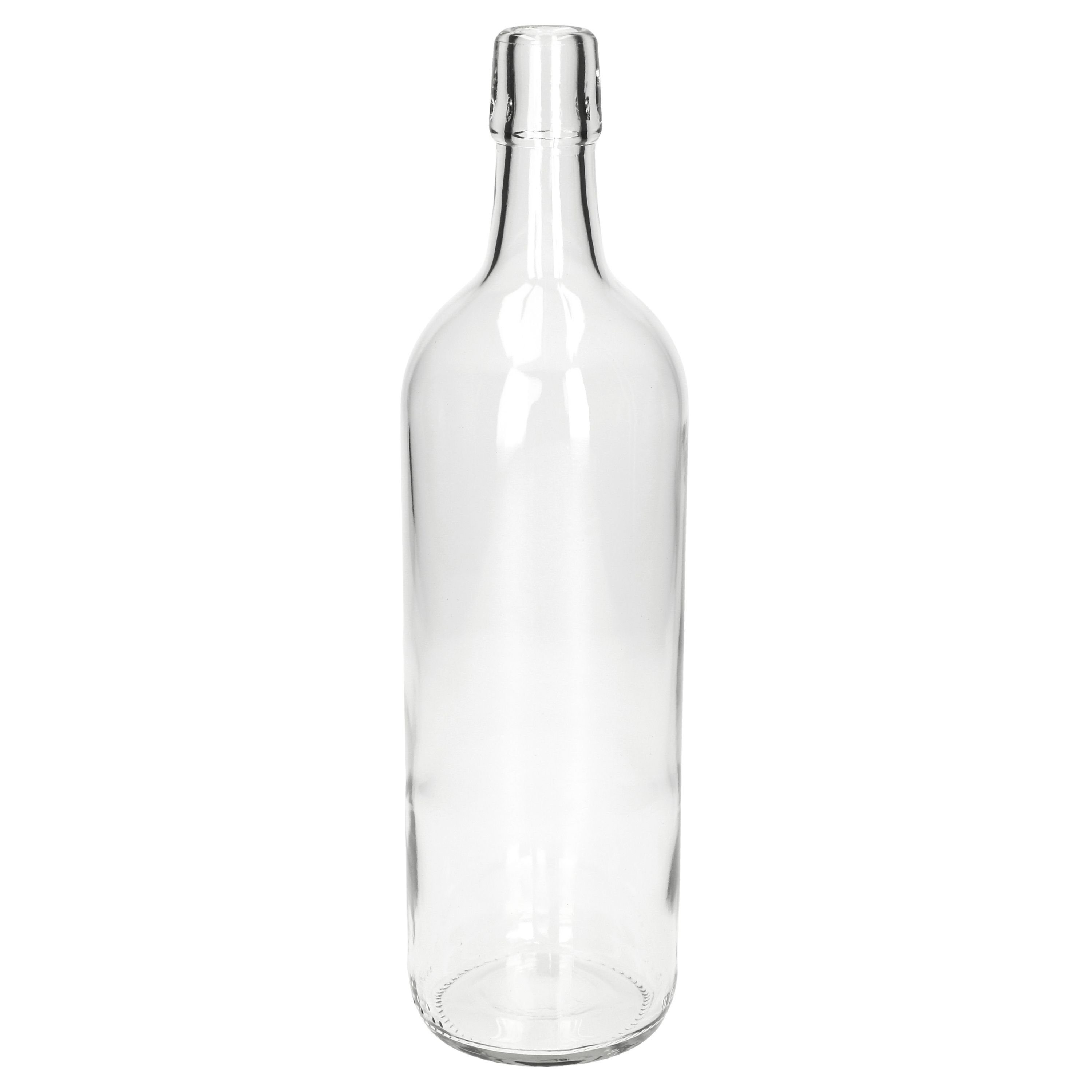 MamboCat Vorratsglas 6er Set Bügelflasche 1000 Glas ml Bügelverschluss, + Berta