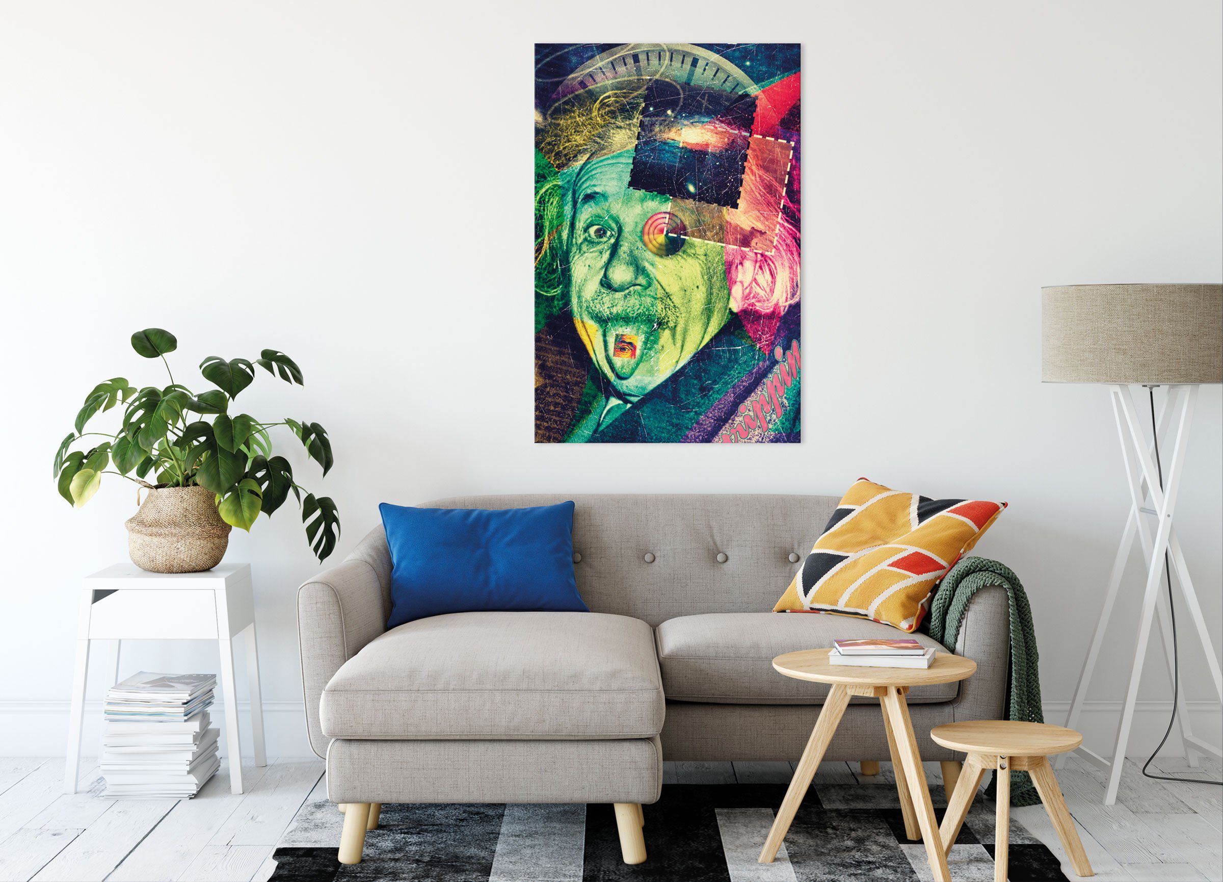 Pixxprint Leinwandbild Einsteins secret, Einsteins secret günstig online kaufen