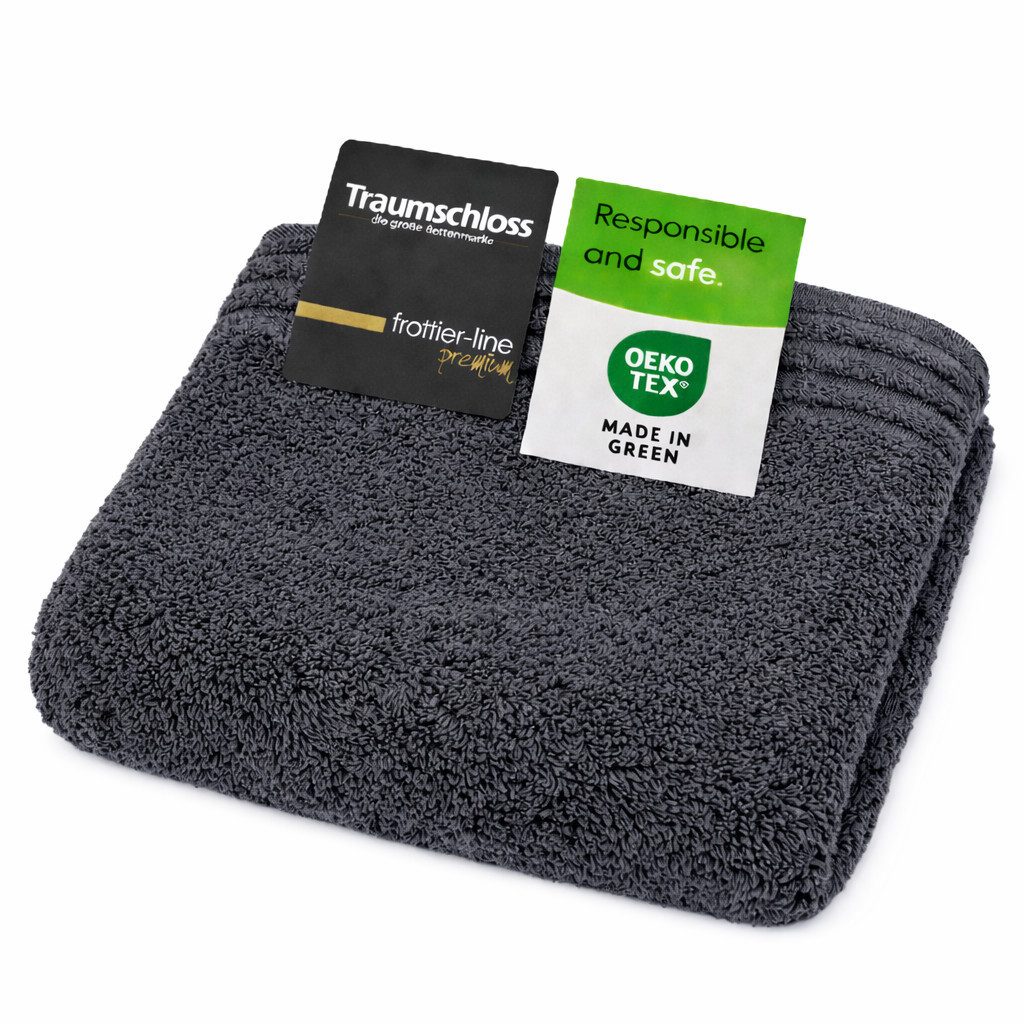Traumschloss Handtuch Premium-Line, Frottier (1-St), 100% ägäische Baumwolle mit 600g/m²
