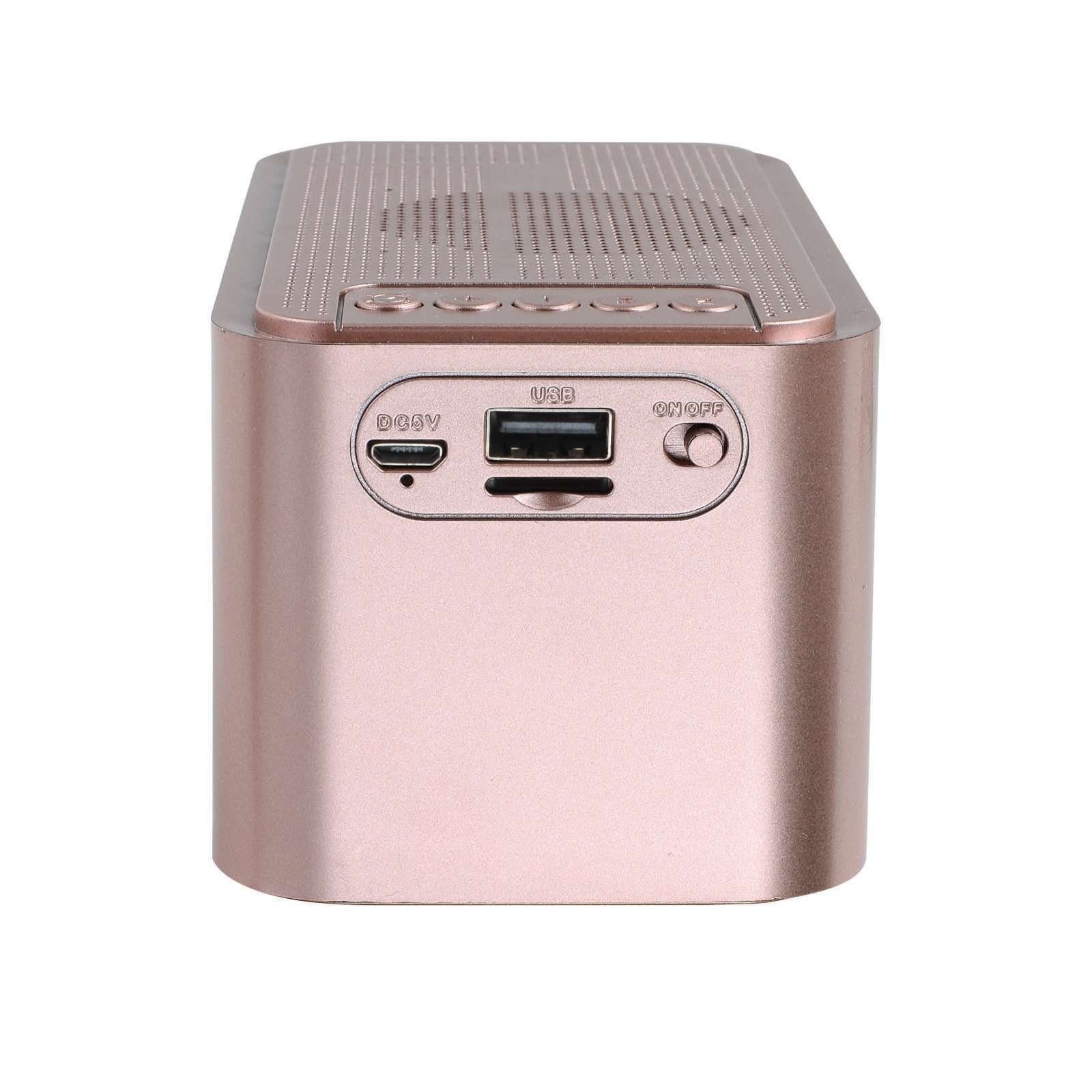 TES186P digital LIVOO ClipSonic USB Radiowecker Lautsprecher Alarm Radiowecker bluetooth