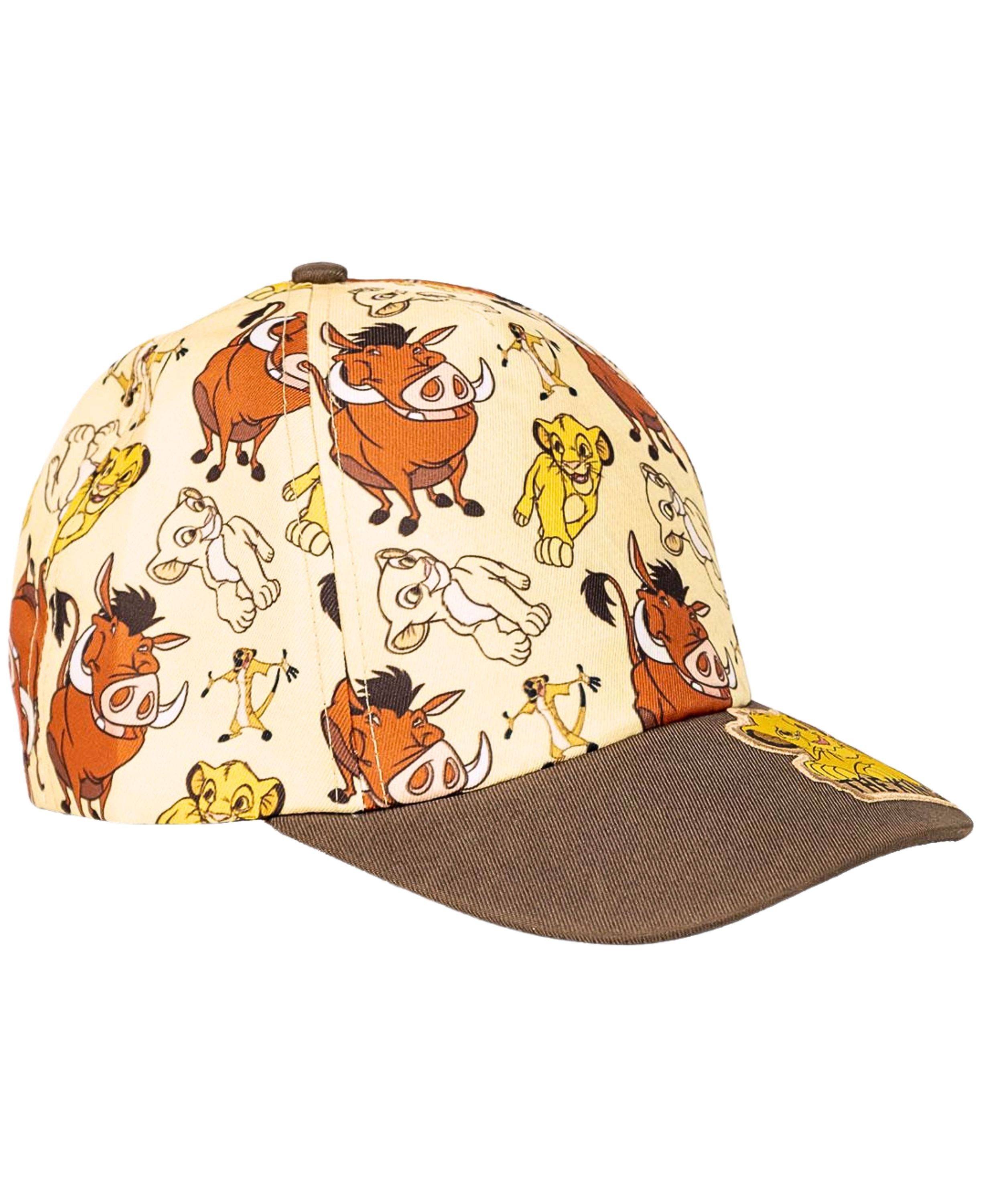 Cerdá Baseball Cap Simba, Timon & Pumba Kinder Sommerkappe Größe 53 cm