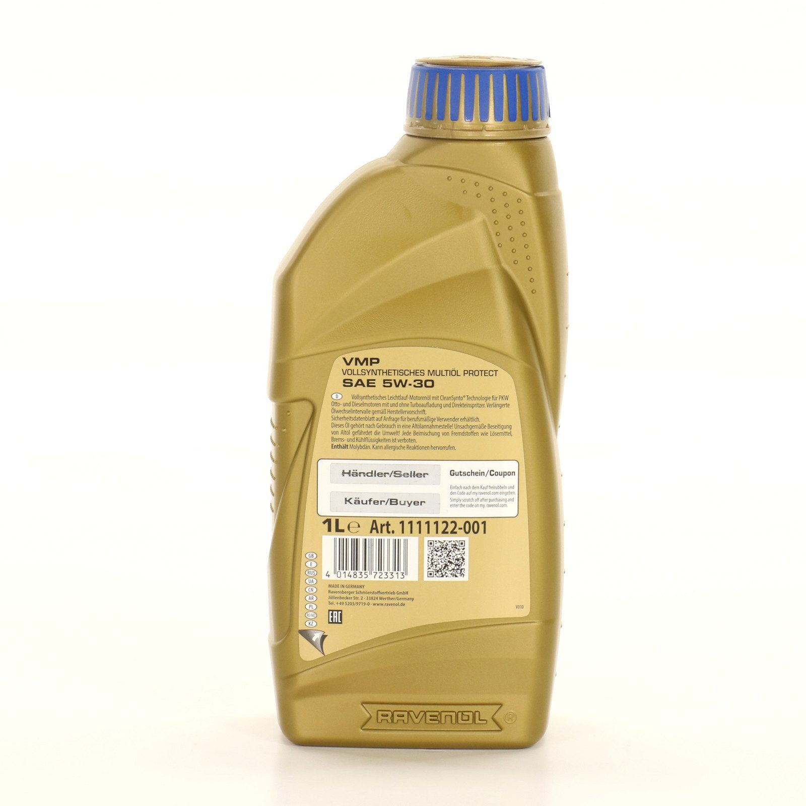 Ravenol Motoröl Ravenol Protect VMP Motoröl Öl 5W30 1L ACEA A3/B4/C3 MB229.31/51