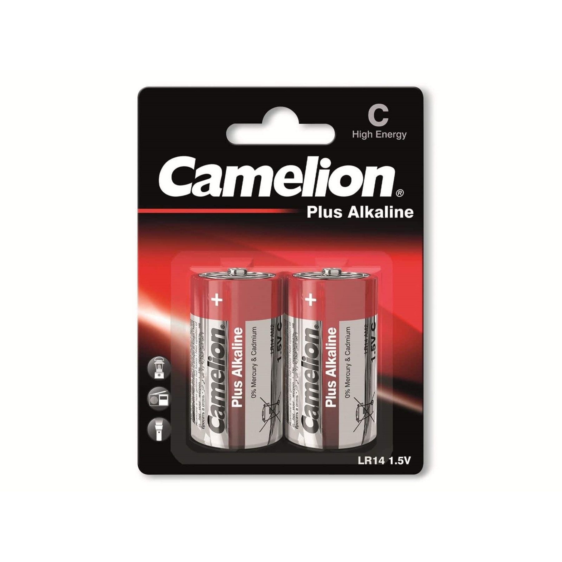 Camelion CAMELION Baby-Batterie, Plus-Alkaline, LR14, 2 Stück Batterie