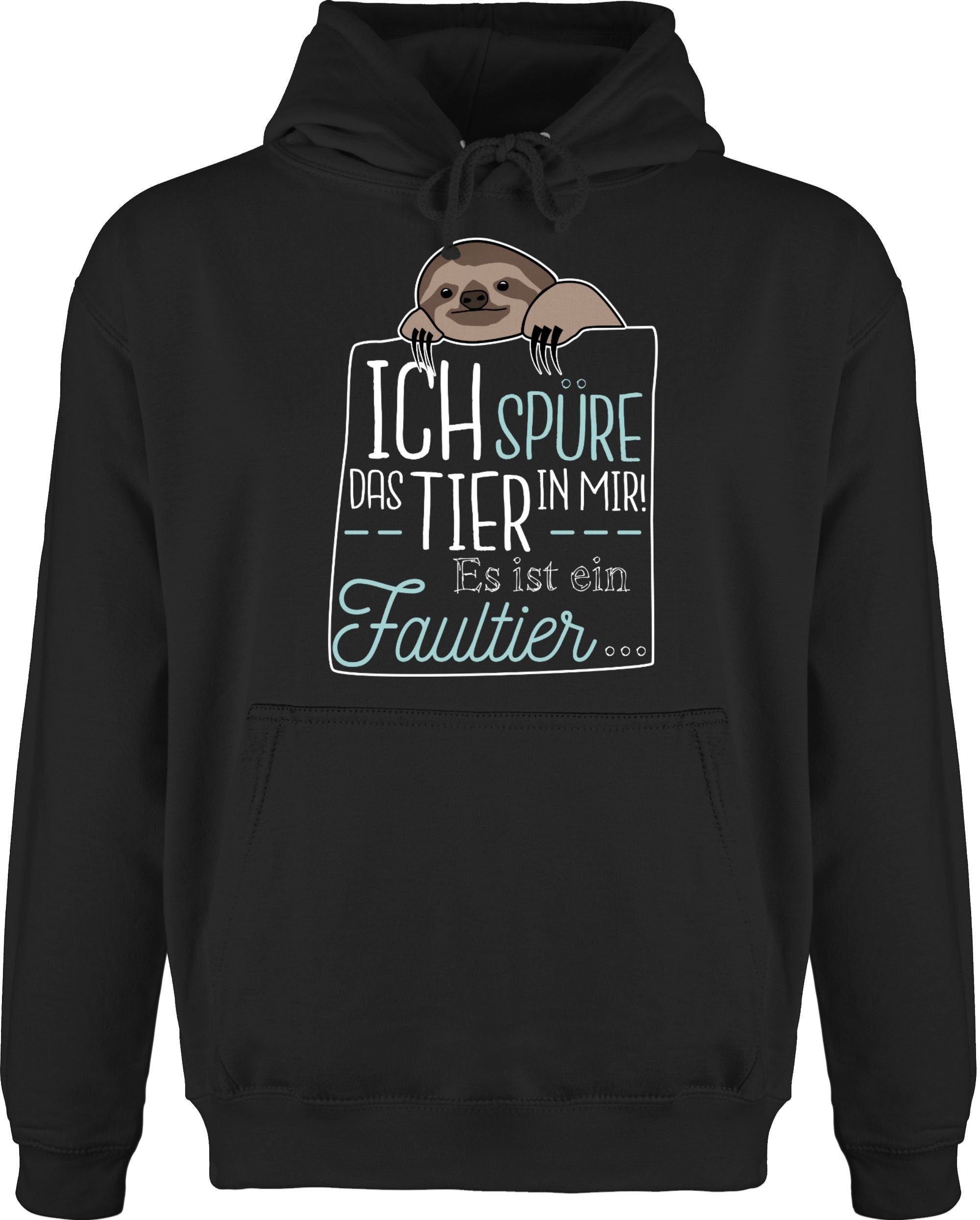 Shirtracer Hoodie »Ich spüre das Tier in mir es ist ein Faultier Sprüche Statement mit Spruch