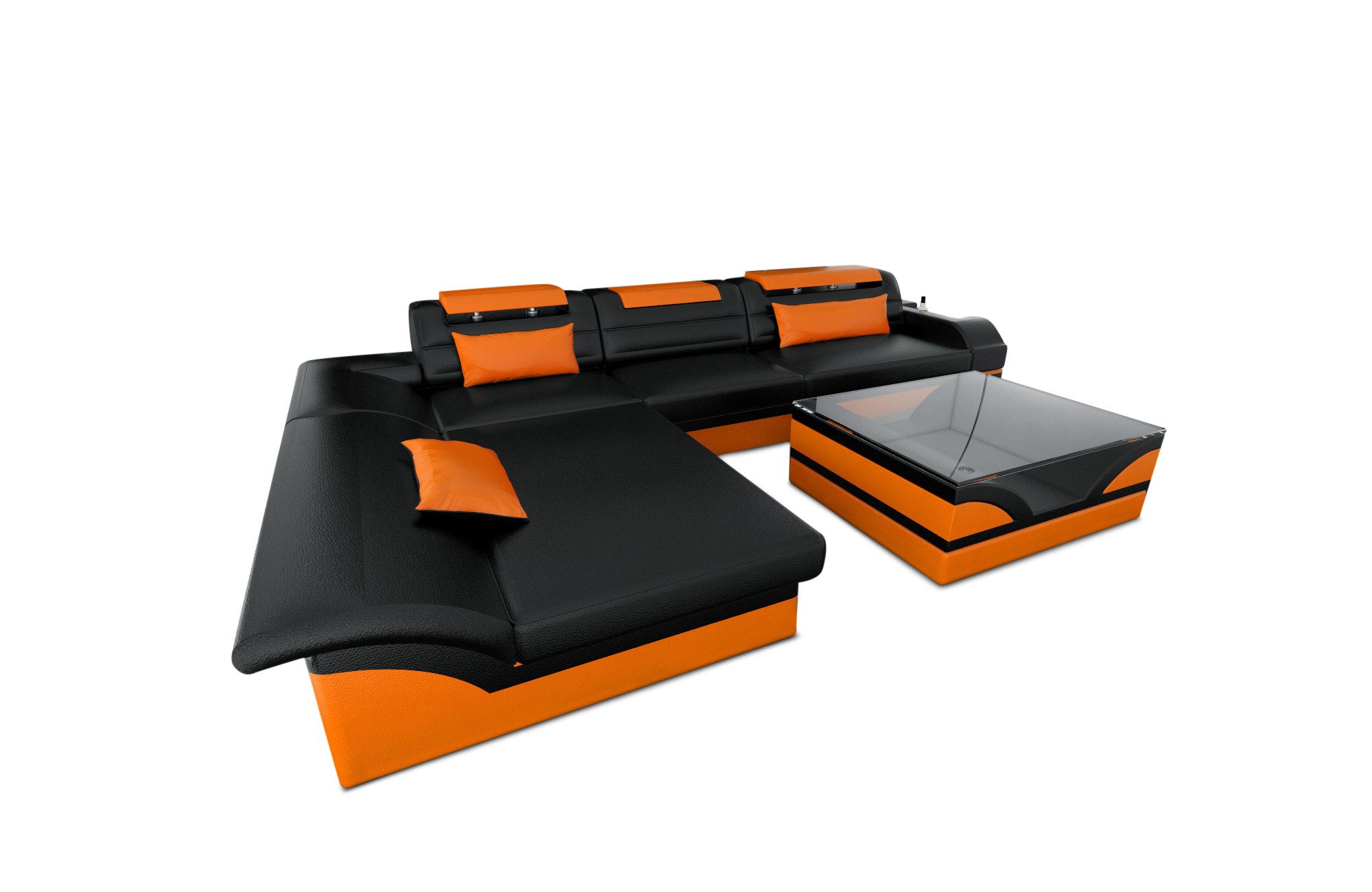 Sofa Dreams Ecksofa Couch Leder Sofa günstig online kaufen