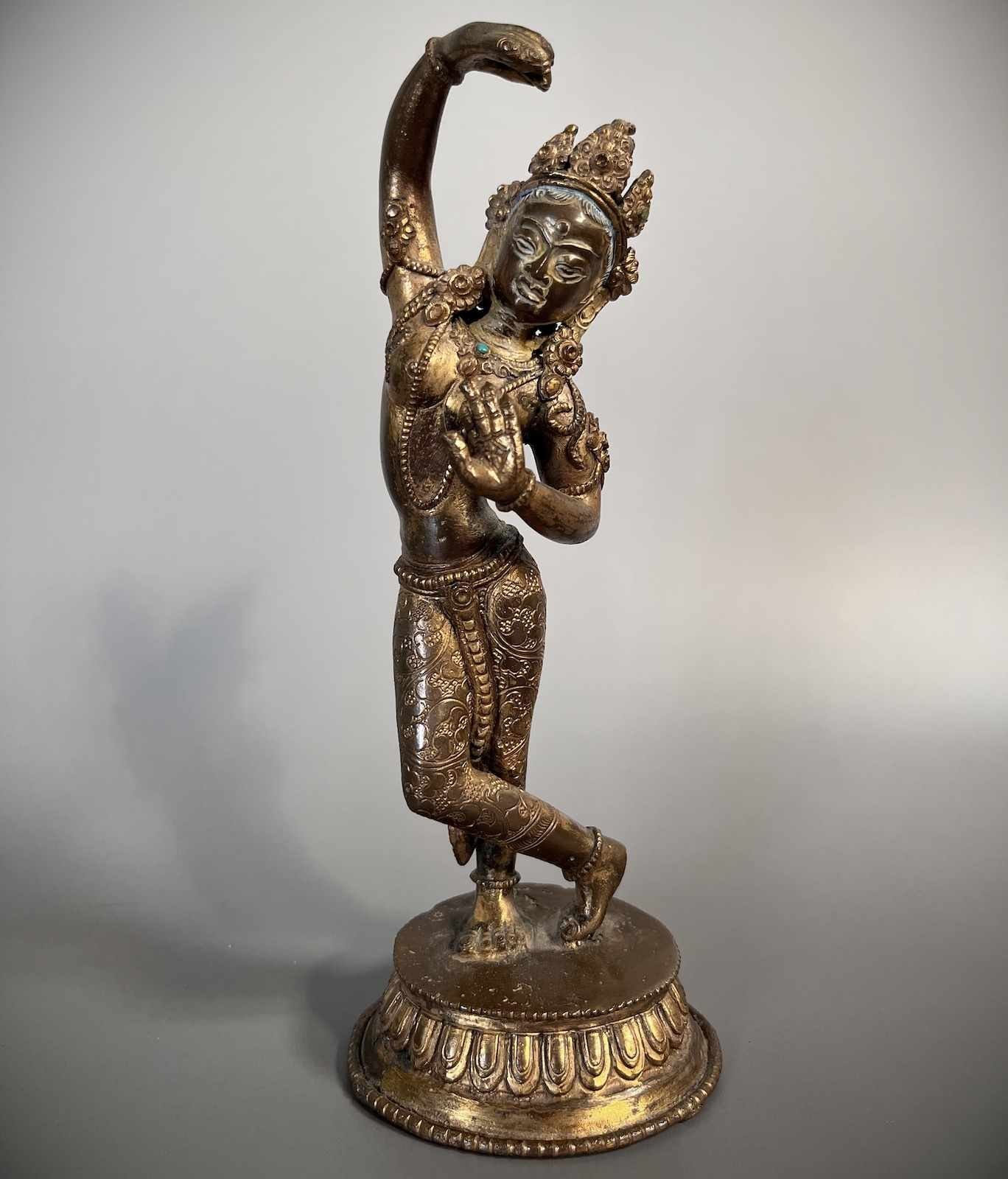 Asien LifeStyle Buddhafigur Figur - Mutter die Bronze Mayadevi, Nepal Buddha´s