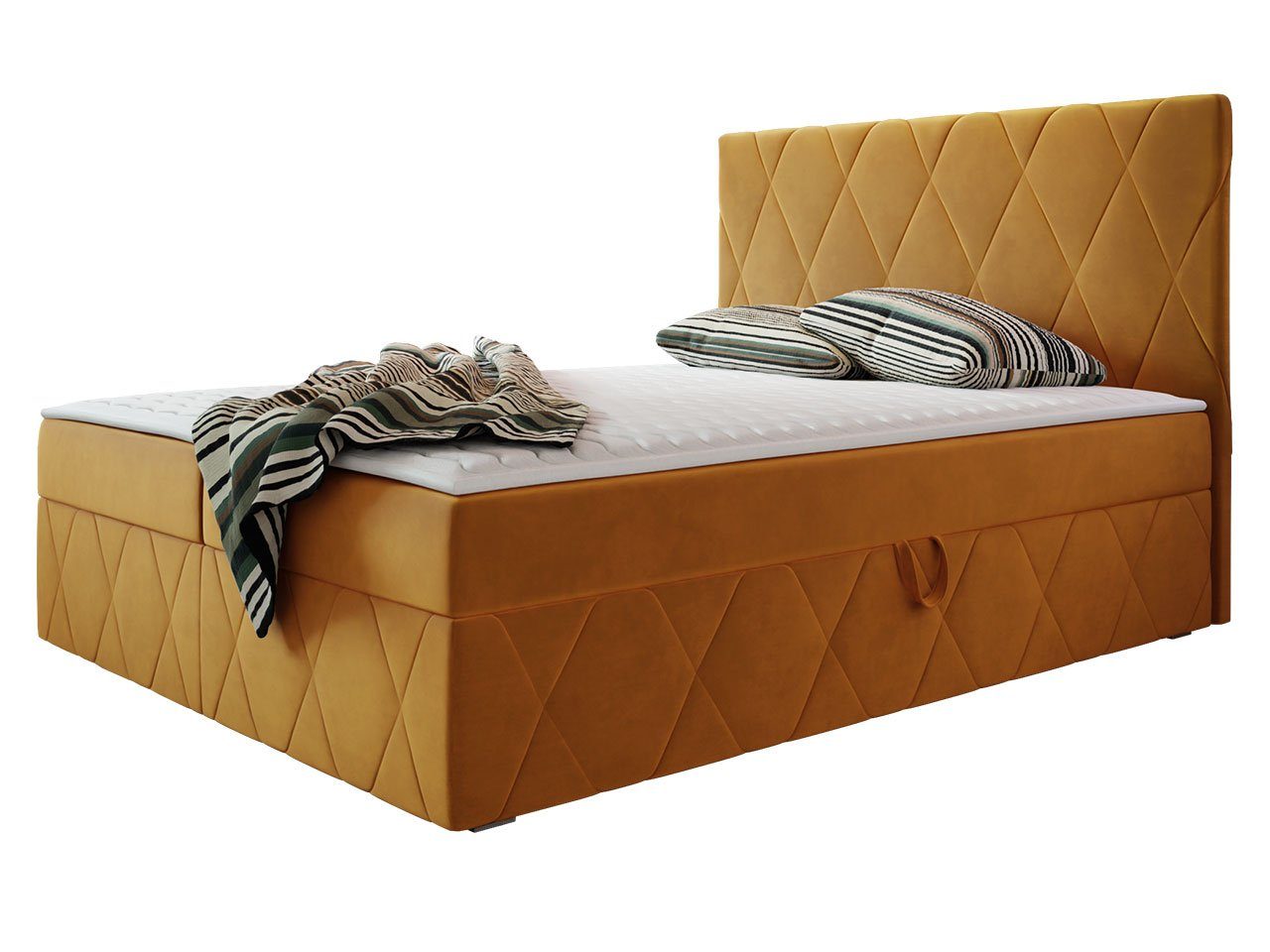 MIRJAN24 Boxspringbett Simoti (mit Hauptmatratze, Topper), günstig online kaufen