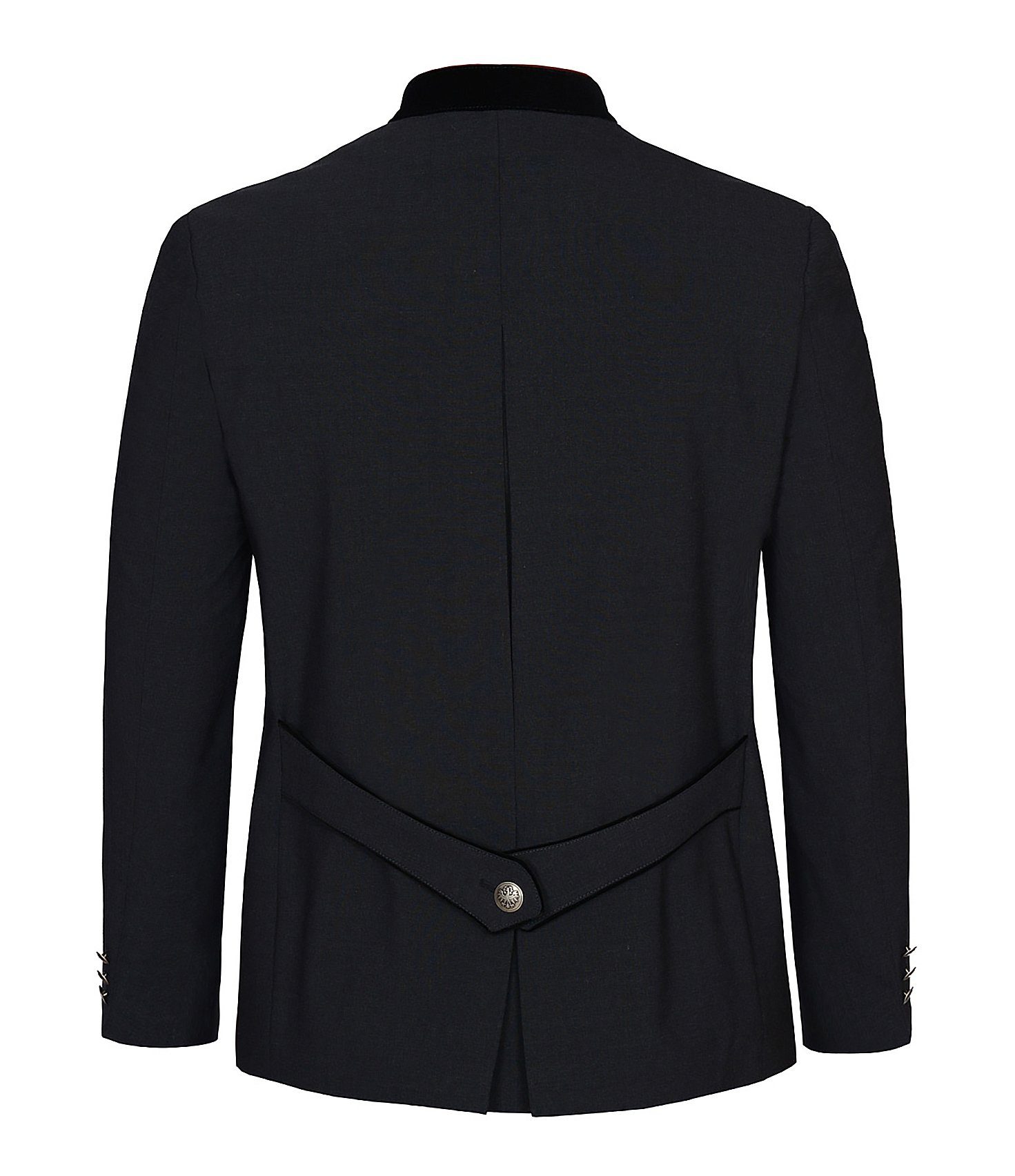 Moschen-Bayern Trachtenblazer Trachtenblazer Herren Trachtenjacke Trachtenjanker Blazer Schwarz Grau Stehkragen – Bild 5 von 5
