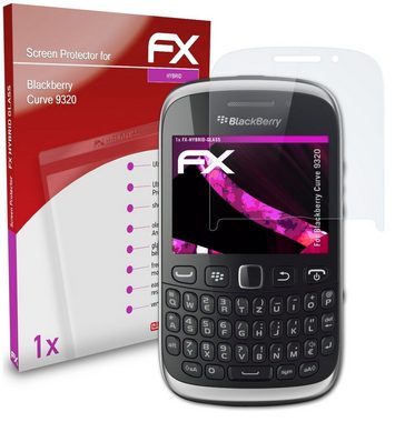 atFoliX Schutzfolie Panzerglasfolie für Blackberry Curve 9320, Ultradünn und superhart
