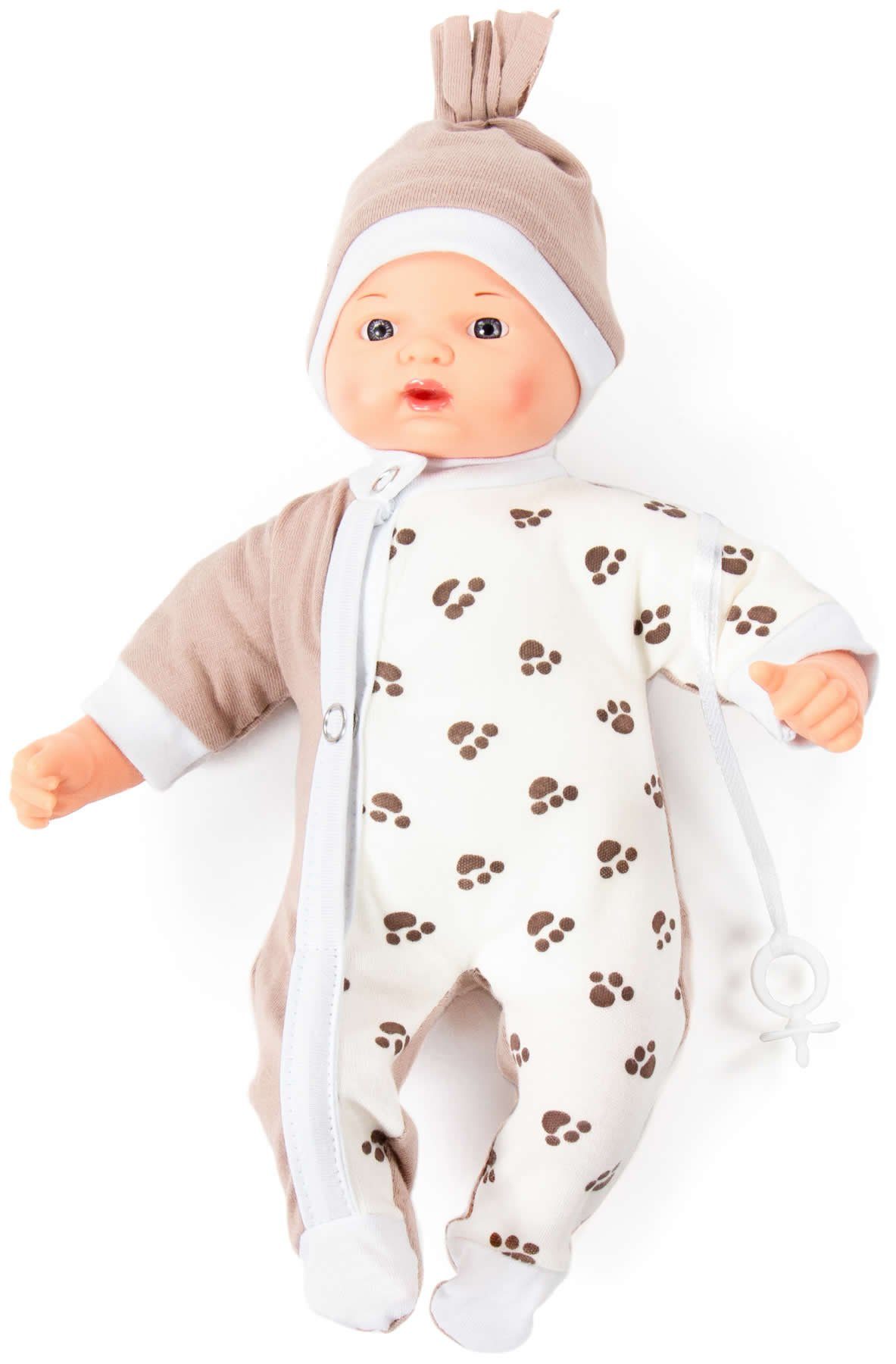 Polesie Babypuppe Weichkörper 28 Little cm mit Sweety Schnuller