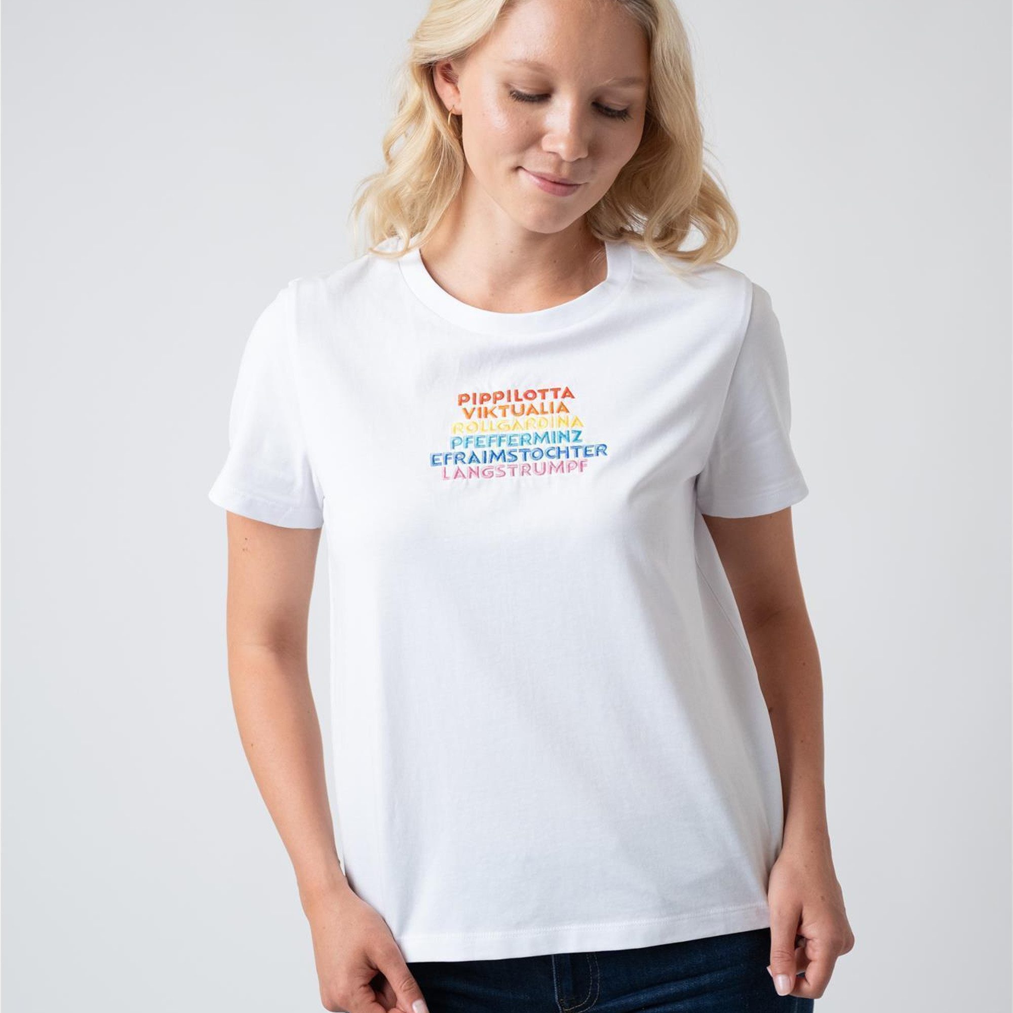 Bavarian Caps T-Shirt Bavarian Caps Damen T-Shirt "Pippilotta Viktualia" (T-Shirt, T-Shirt)