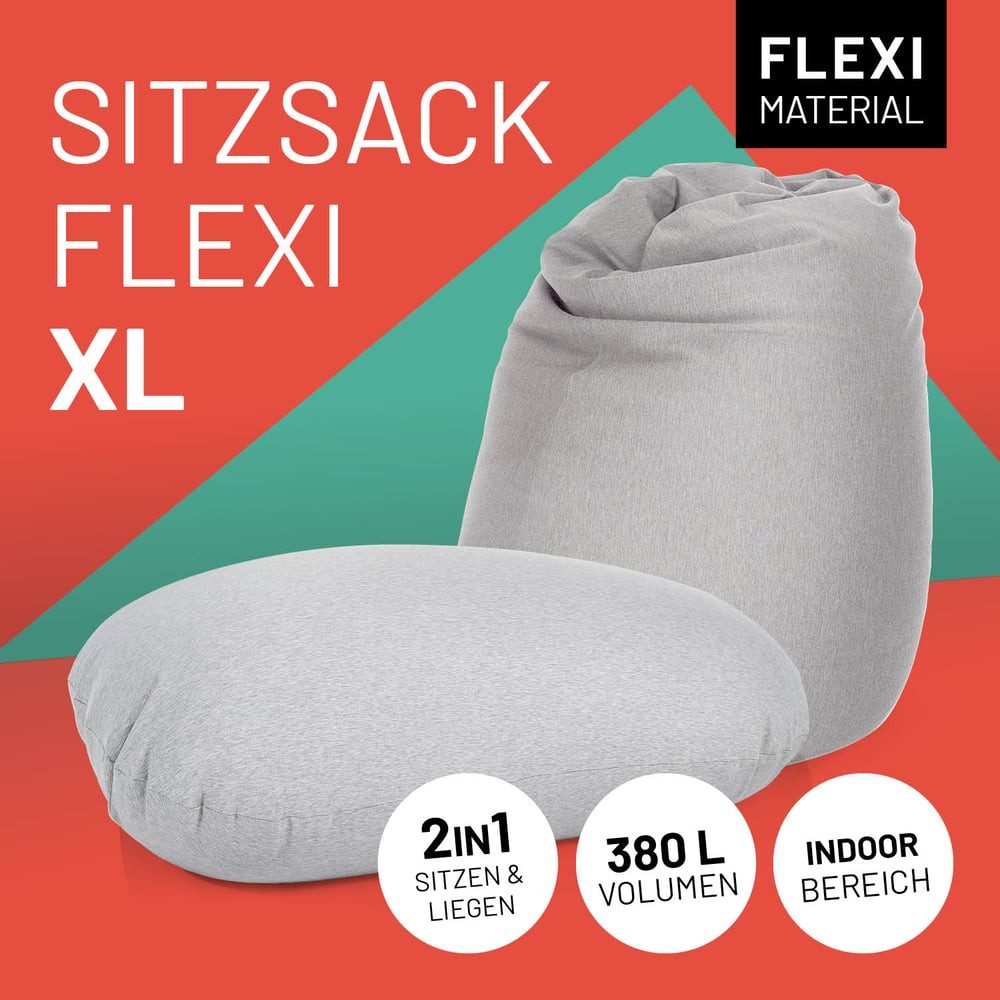 Lumaland Sitzsack Flexi Comfort, Flexibler Premium Bean Bag,  Sessel & Sofa günstig online kaufen