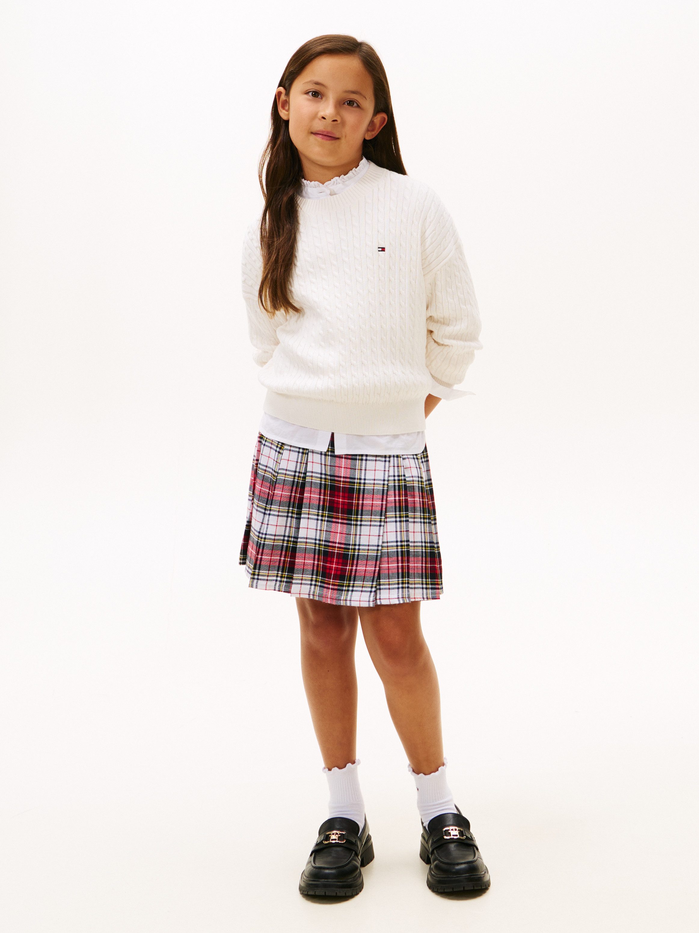 Tommy Hilfiger Strickpullover CABLE SWEATER Kinder bis 16 Jahre