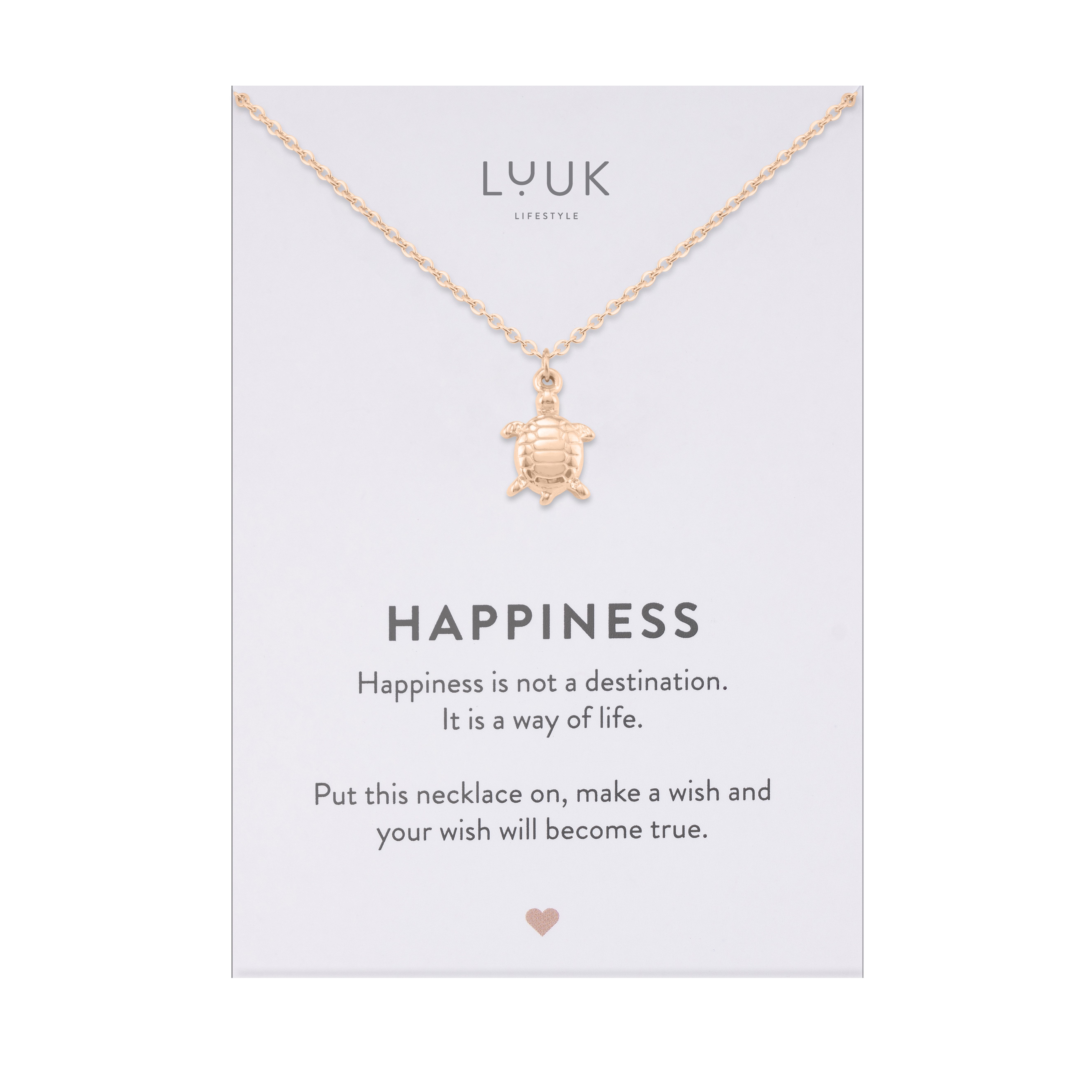 LUUK LIFESTYLE Kette mit Anhänger Schildkröte, günstig online kaufen