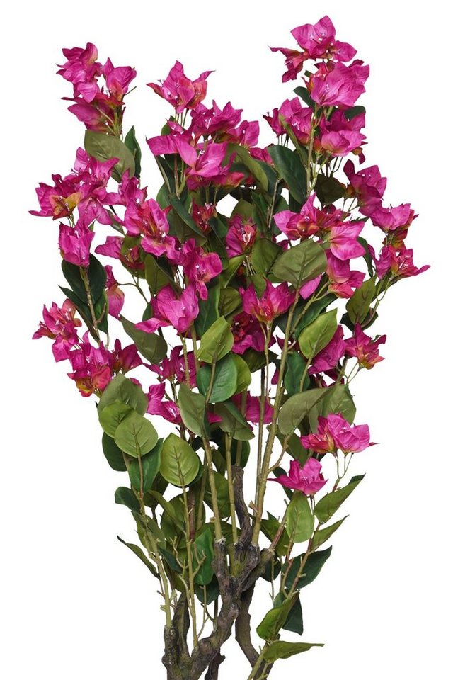 Kunstpflanze Kunstpflanze Kunstblume Bougainvillea im Topf PINK - 20x90 cm,  VIVANNO, Höhe 90 cm