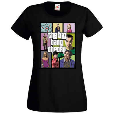 Youth Designz T-Shirt Big Bang Popart Damen Shirt mit trendigem Gaming-Serien Motiv