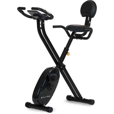 SportPlus Heimtrainer SP-HT-1004-B-iE, Heimtrainer, faltbar mit & ohne Rückenlehne, Trainingscomputer