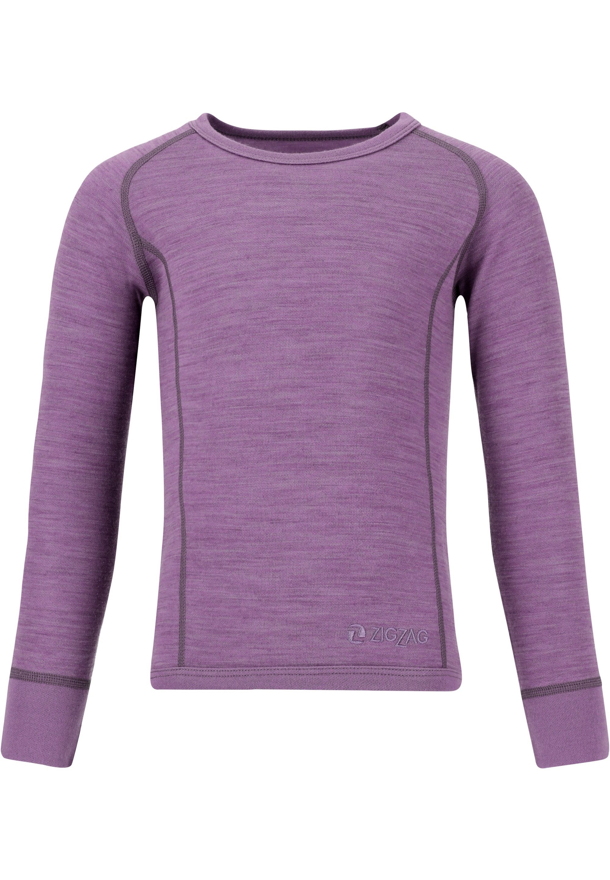 ZIGZAG Funktionsshirt Pattani (2-tlg) mit hohem Merinowolle-Anteil